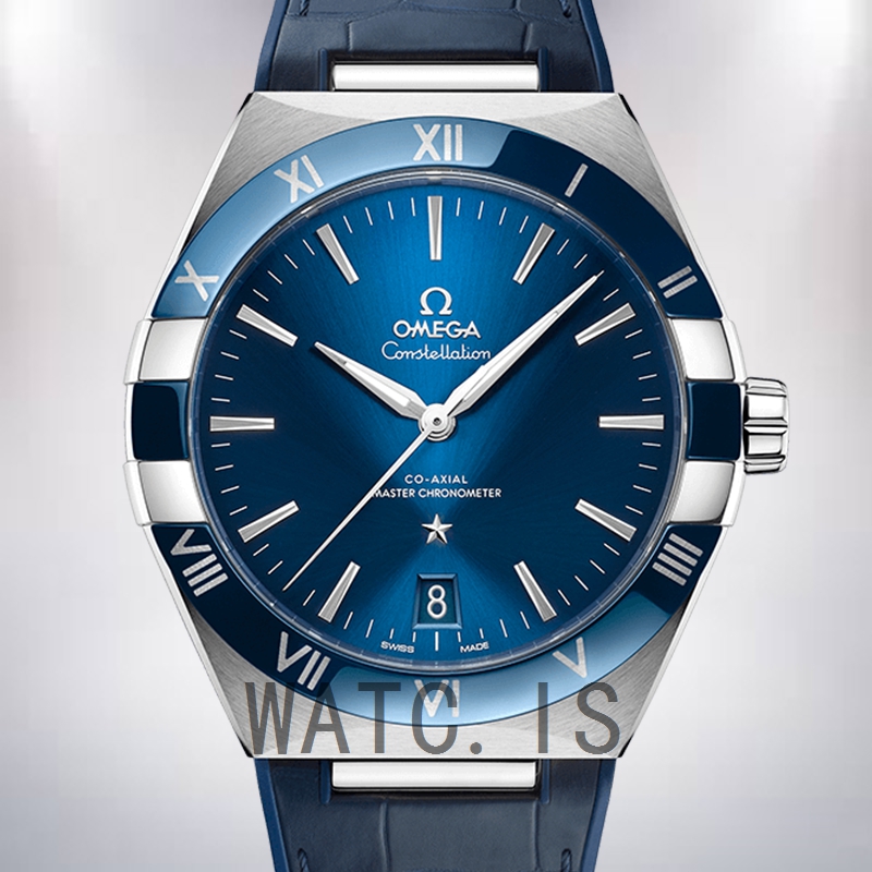 Omega Constellation 42mm 131.33.41.21.03.001 Men Leather Strap Automatic