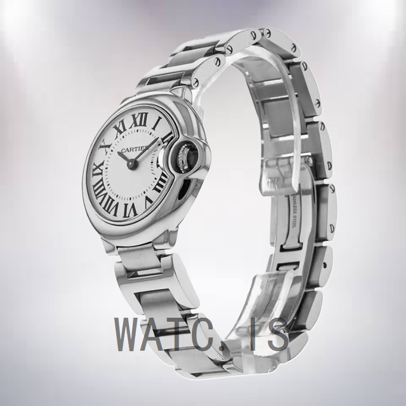 Cartier Ballon Bleu W69010Z4 Ladies 28mm/33mm/36mm Silver-tone