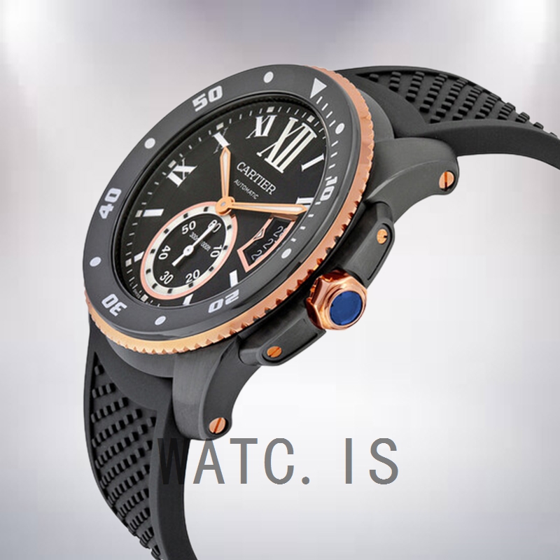 Cartier Calibre Men's W2CA0004 42mm Automatic Rubber Band