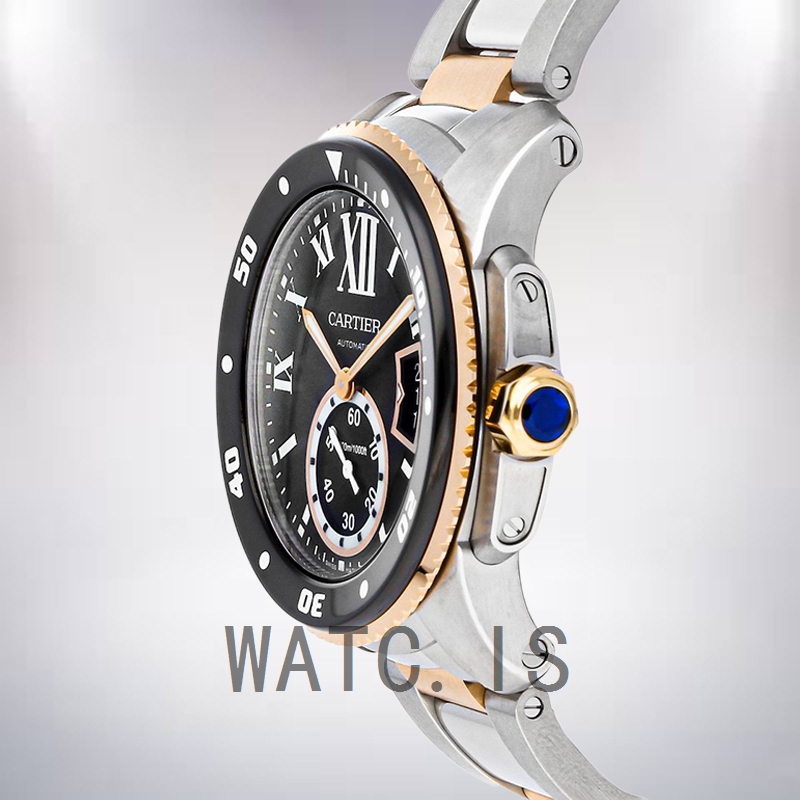 Cartier Calibre 42mm W7100054 Men's Automatic Silver-tone