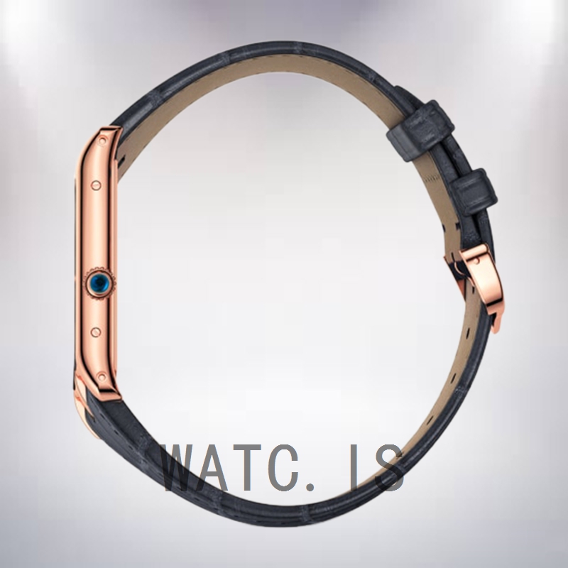 Cartier Tank Asymetrique WGTA0043 Men's 26mm Quartz Rose Gold-tone