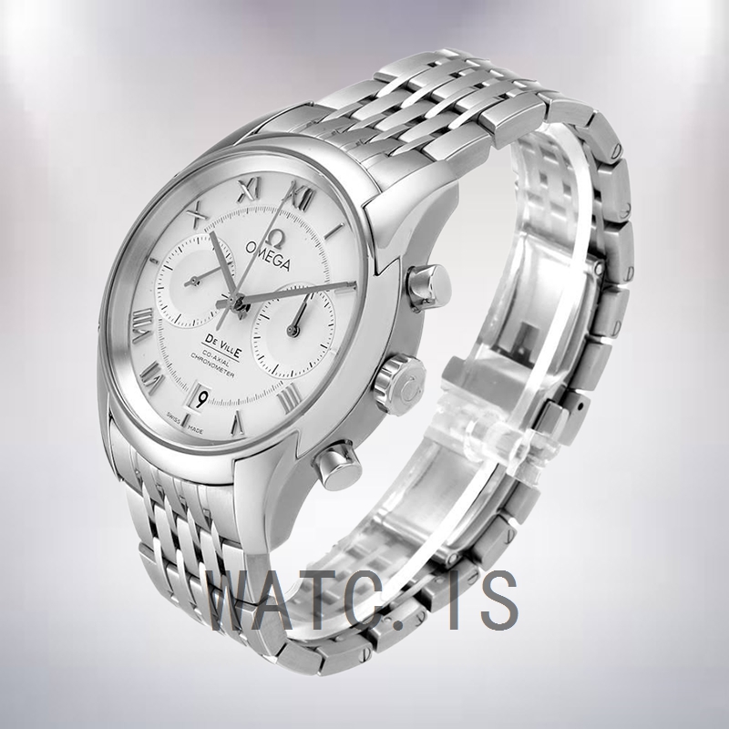 Omega De Ville 431.10.42.51.02.001 42mm Men White Dial Bracelet