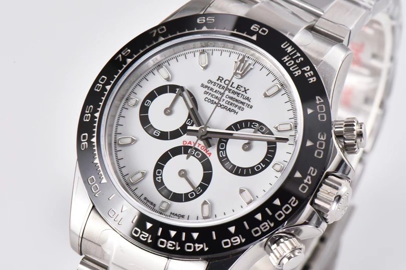 Superclone Rolex Daytona 40mm White Dial 116500LN