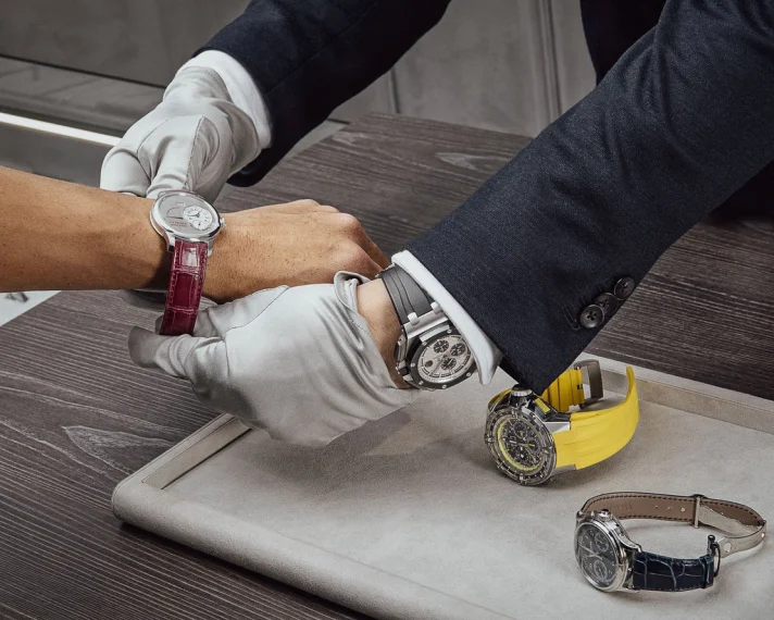 Luxury watch authenticity inspection