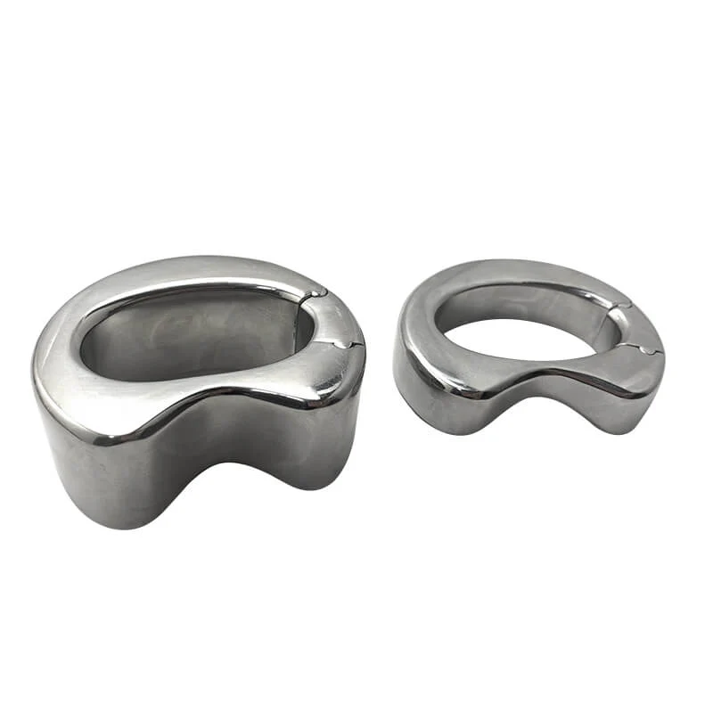 Stainless Steel Cock Ring Weight Male Metal Ball Stretcher | male sex toys
