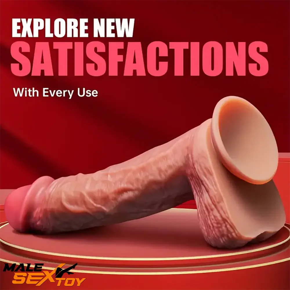 9.05in Realistic Silicone Soft Unisex Big Dildo For Anal Sex Toy | male sex toys