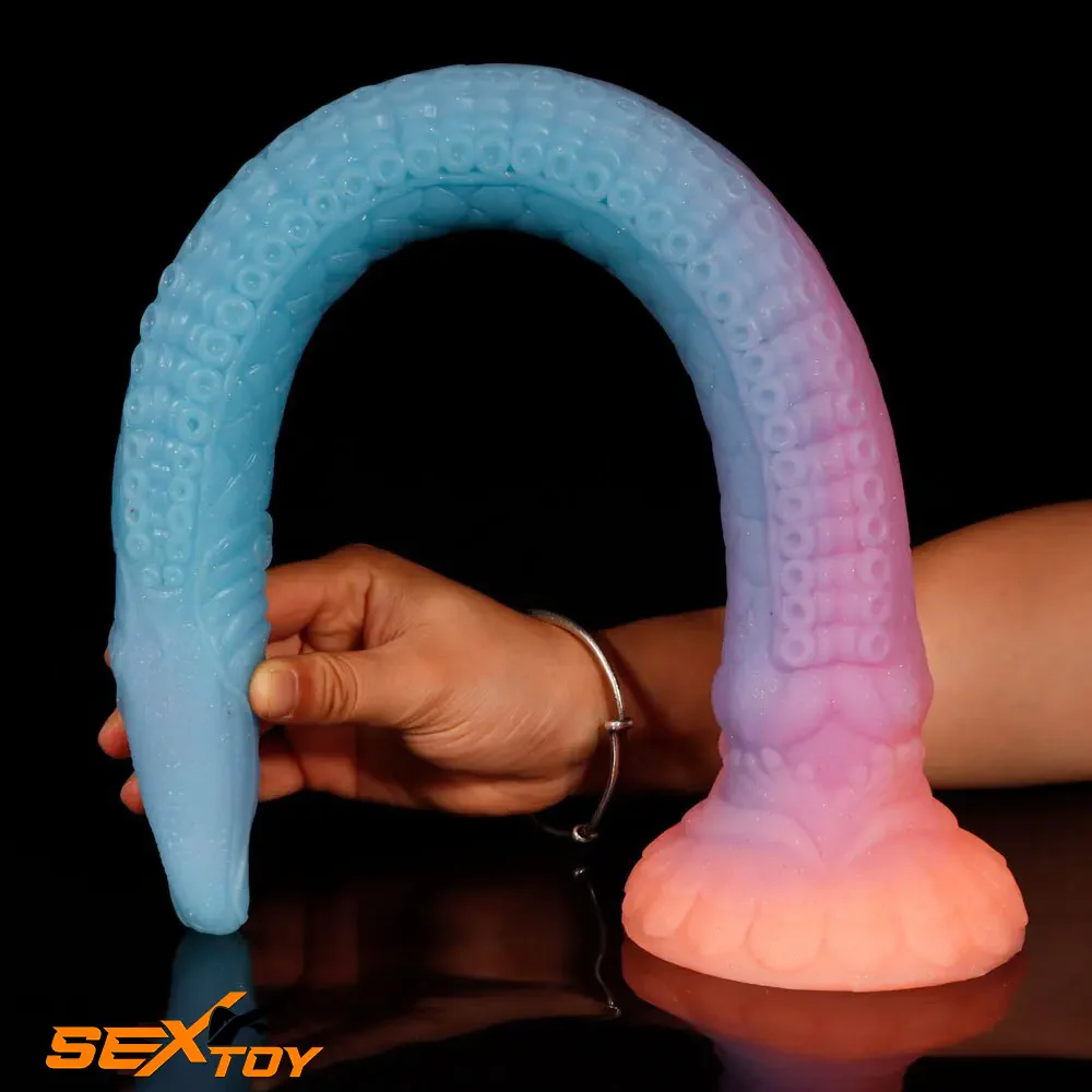 17.91in Super Big Long Silicone Soft Snake Dildo For Animal Sex | male sex toys