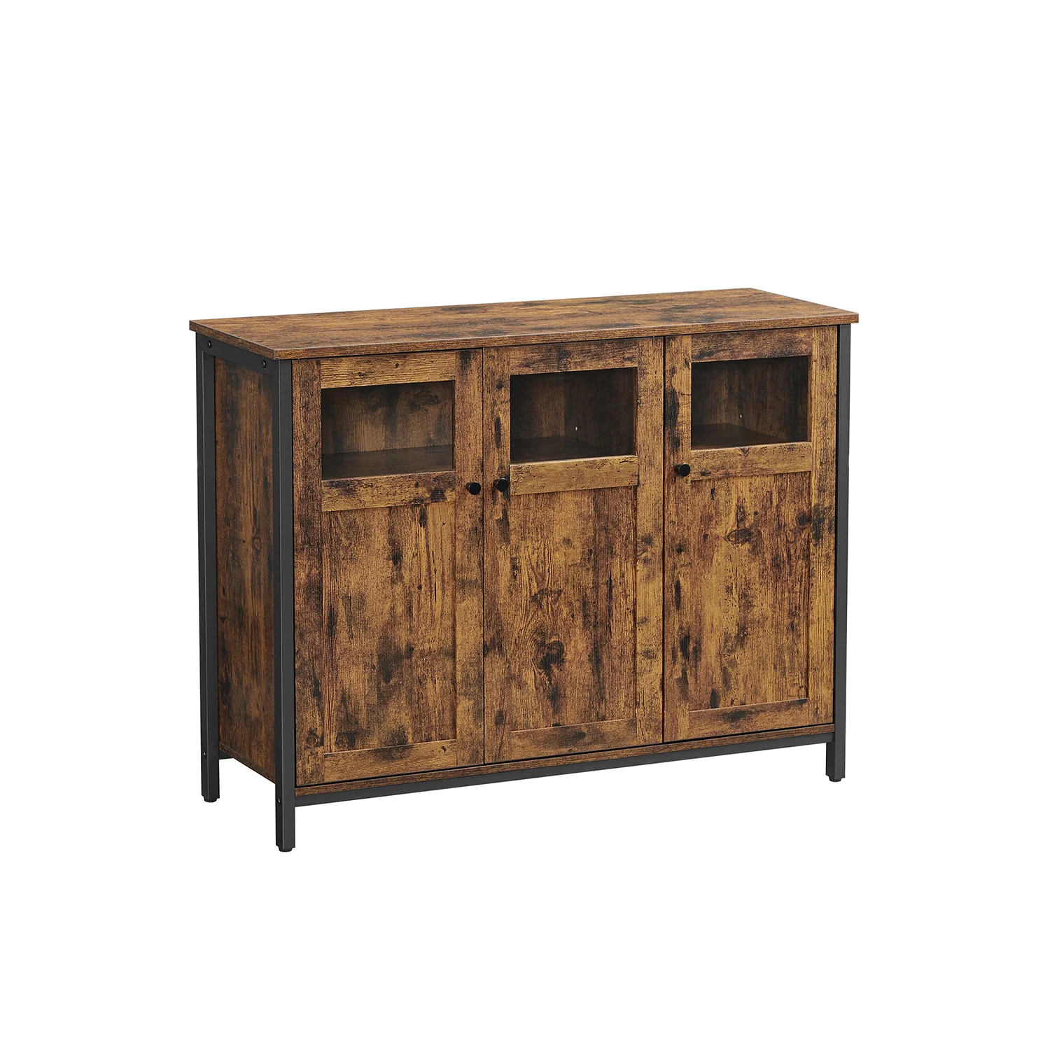 Sideboard vintagebraun-schwarz