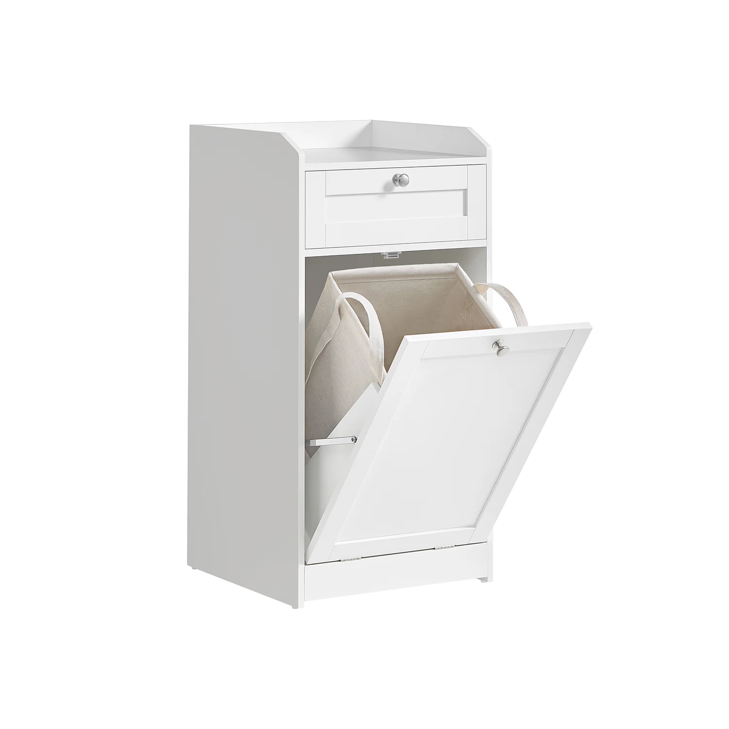 Badezimmerschrank mit Wäschekorb