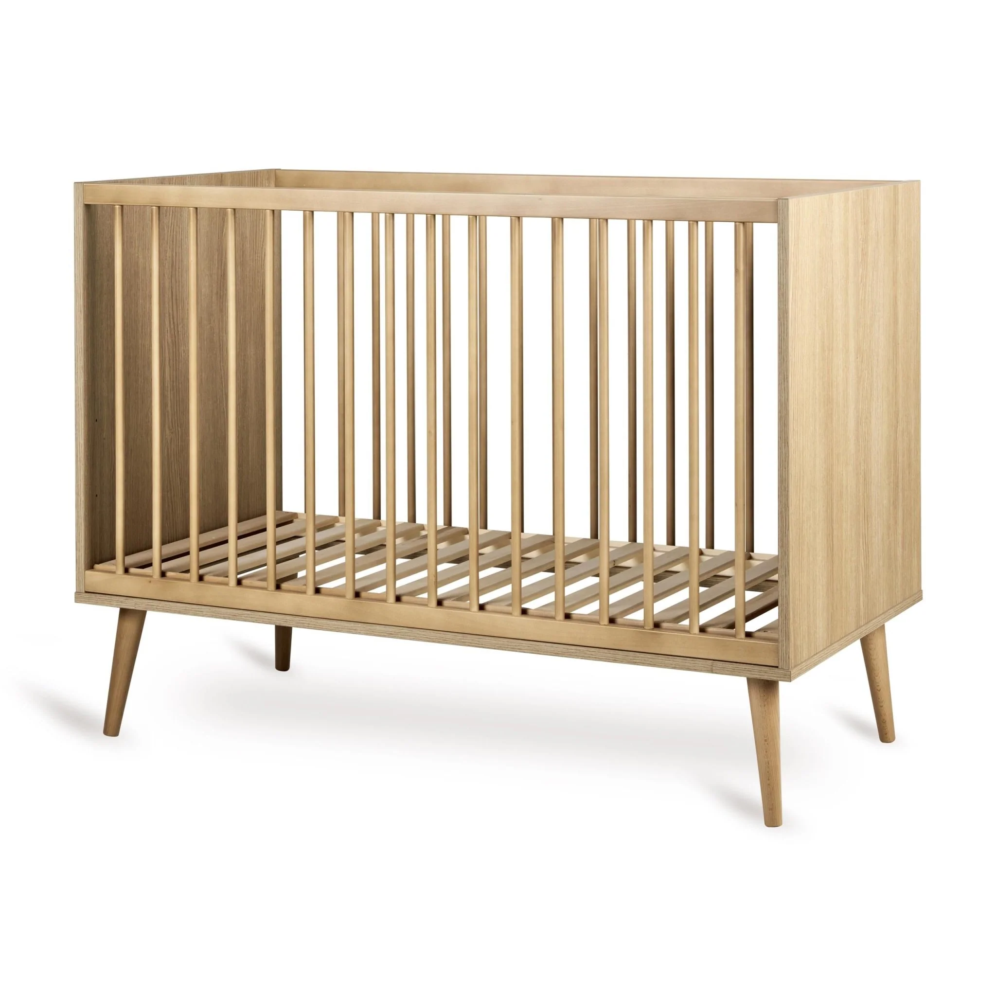 Babybett Flow - Honey Ash 120x60cm