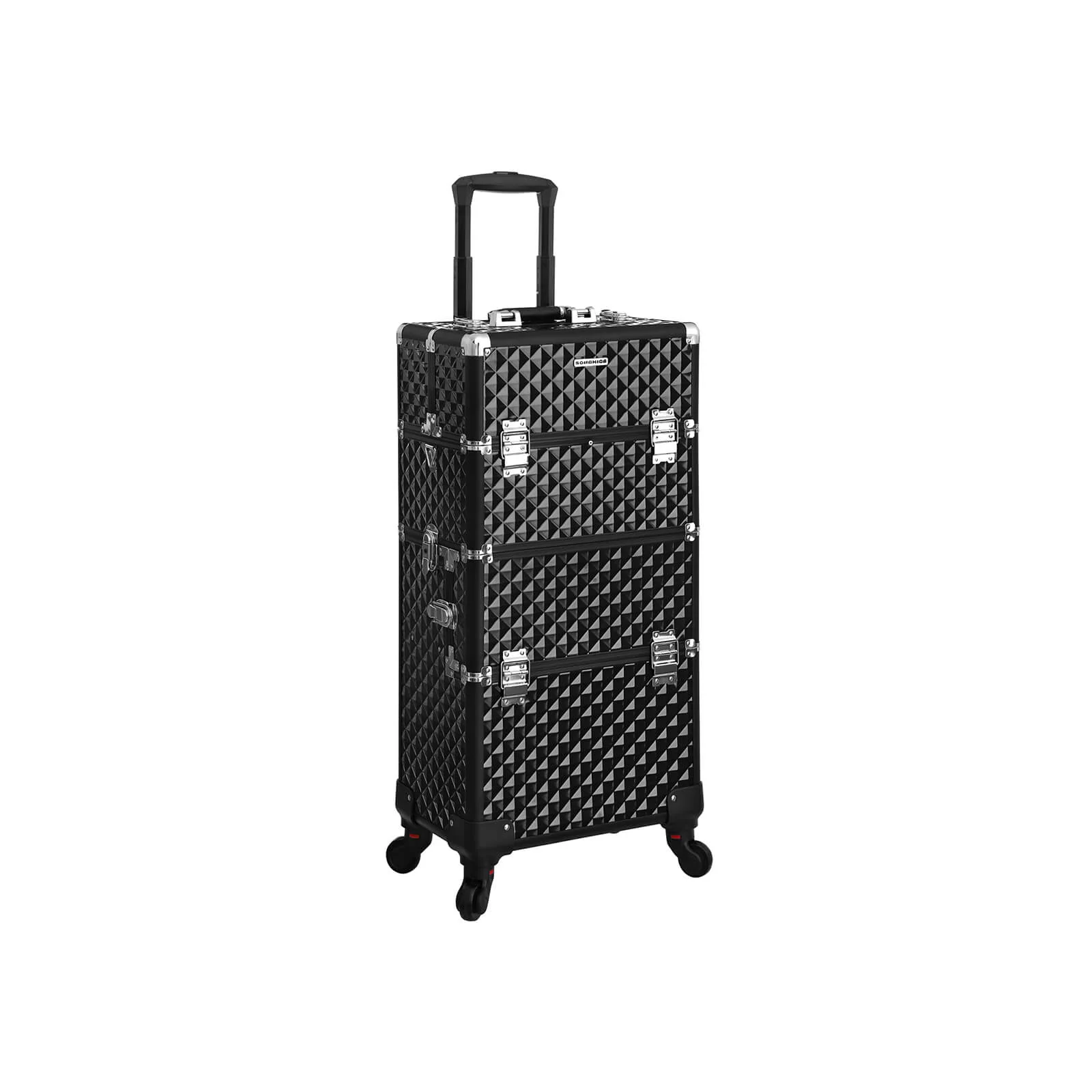 3-in-1 Make-up-Trolley Schwarz