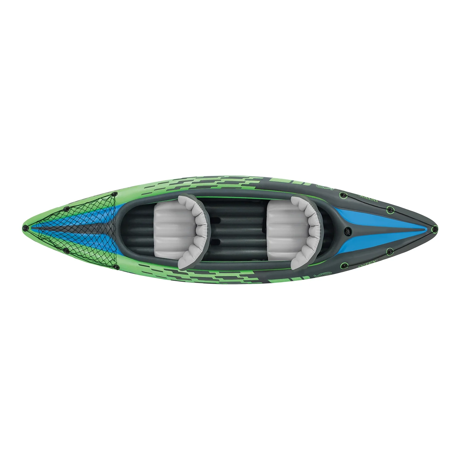2025 Aufblasbares Kajak Intex Challenger K2 mit Paddeln und Handpumpe