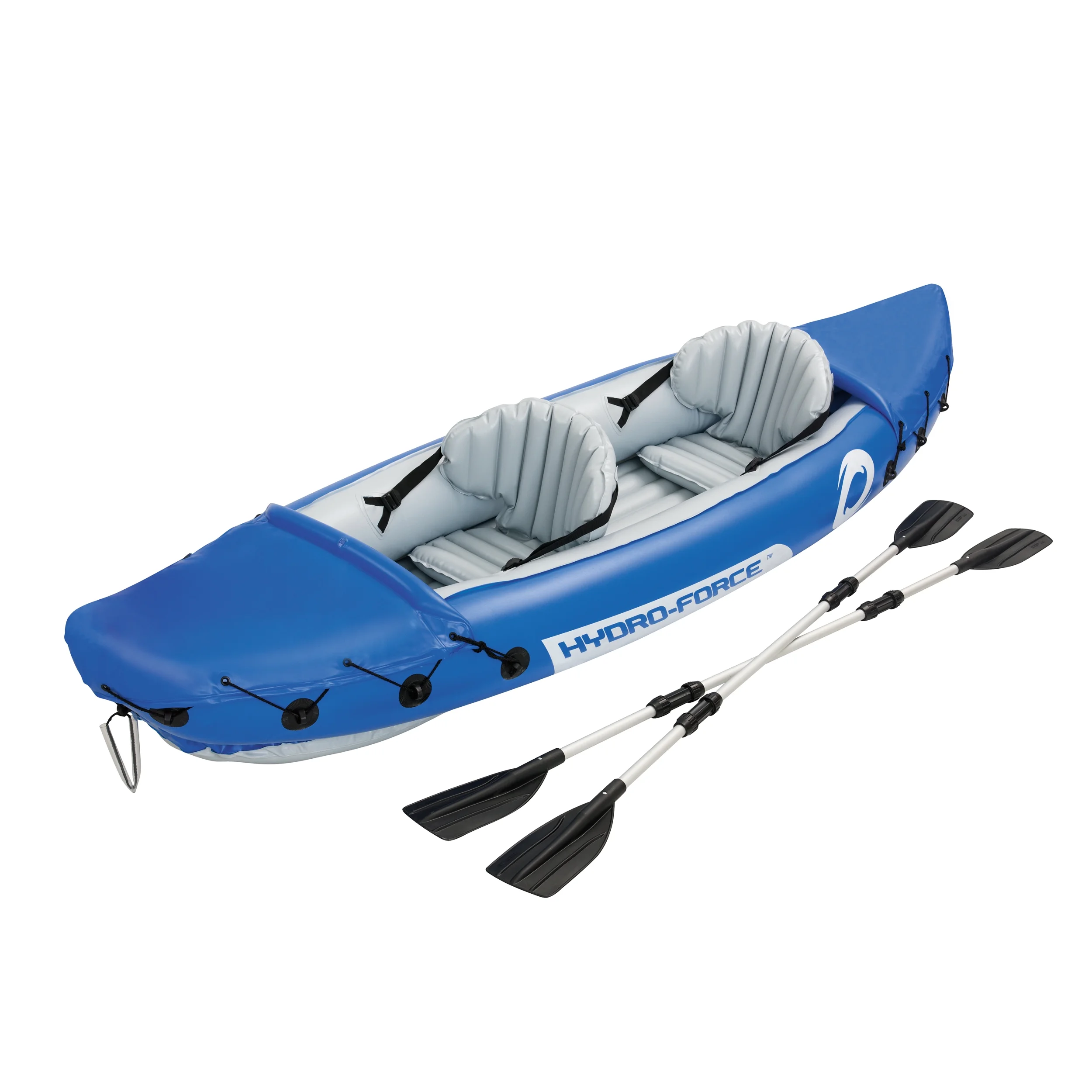2025 Bestway aufblasbares Kajak Voyager Lite-Rapid X2, blau, 126 x 35 Zoll.
