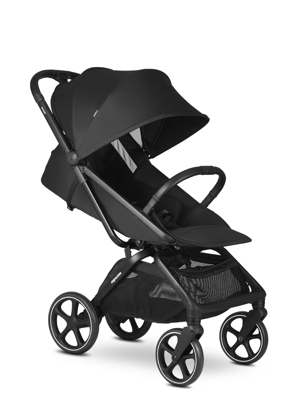 2025 EASYWALKER Rockey L All-Terrain Kinderwagen – Buggy mit großen Rädern, automatischem Faltmechanismus & verstellbarem Schiebegriff, kompatibel mit Babywanne, inklusive Zubehör