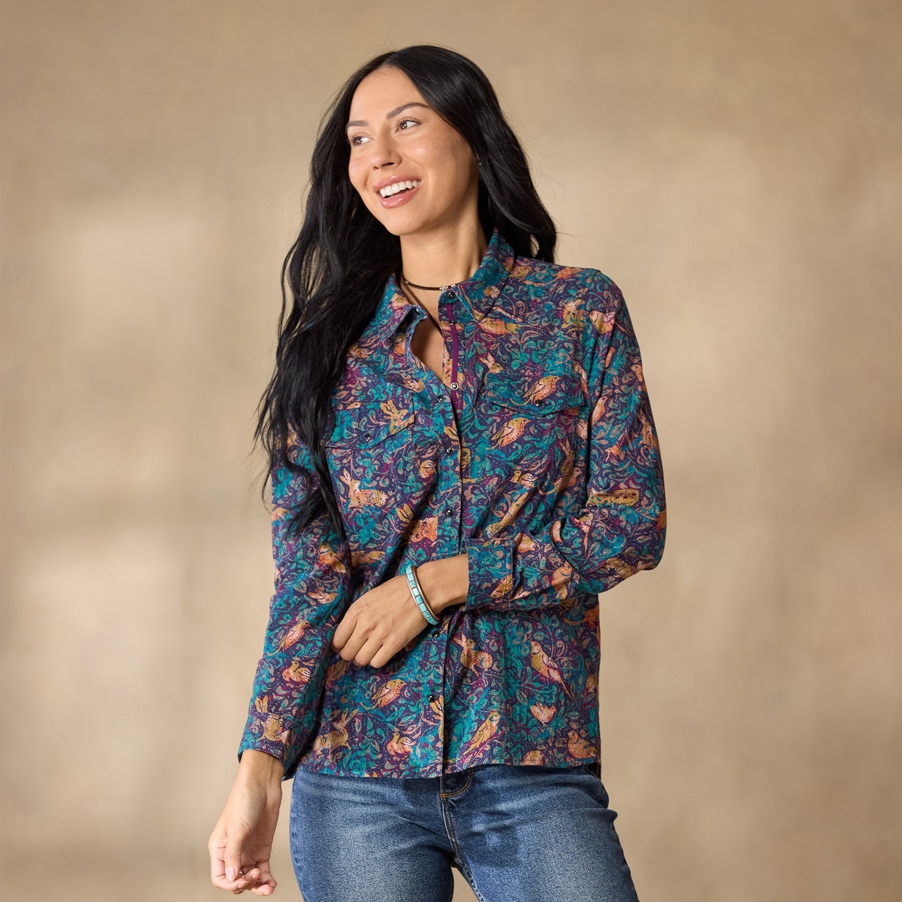 Woodsong Joy Shirt, Petite | Sundance Outlet