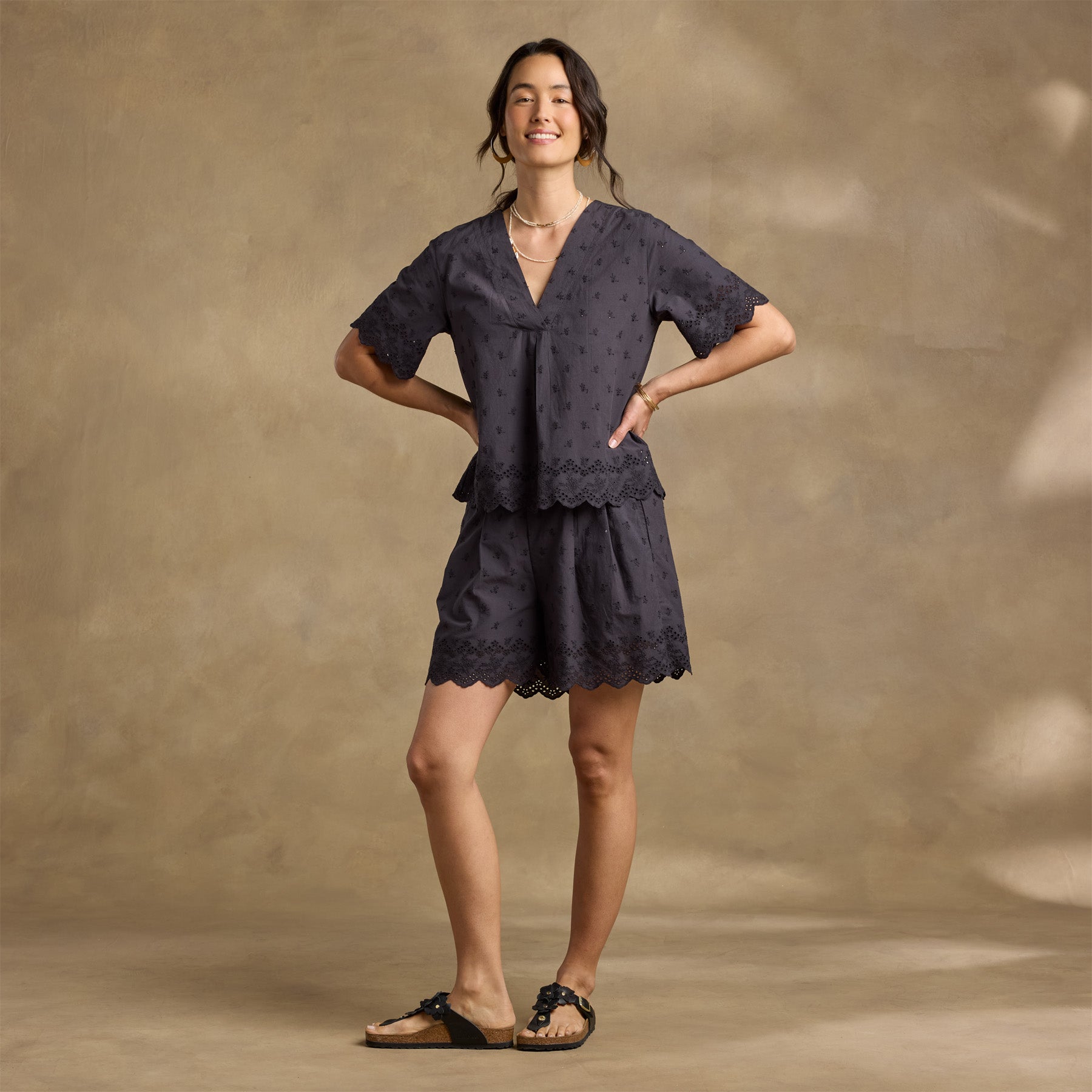 Tara Eyelet Top | Sundance Outlet