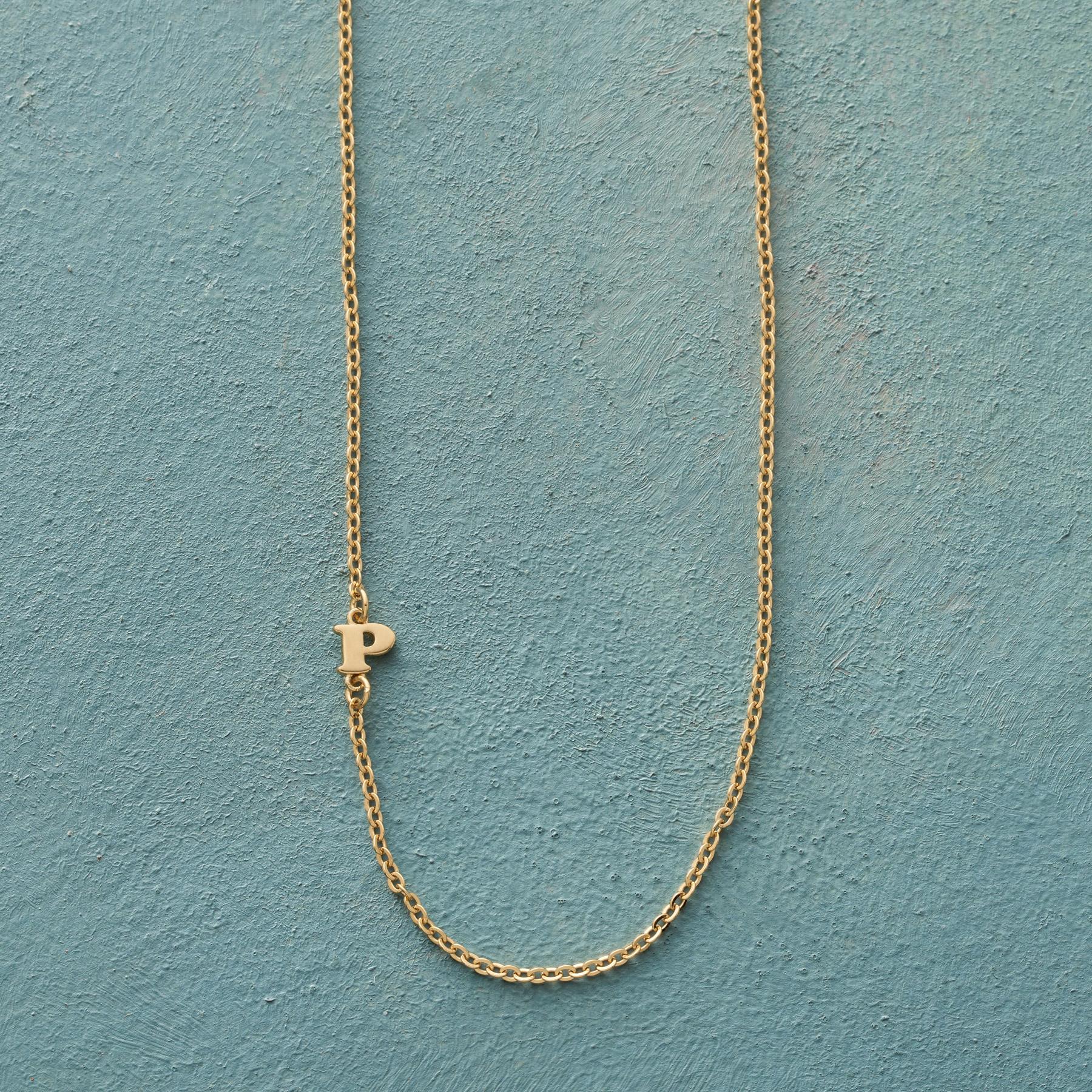 Initial Spark Necklace