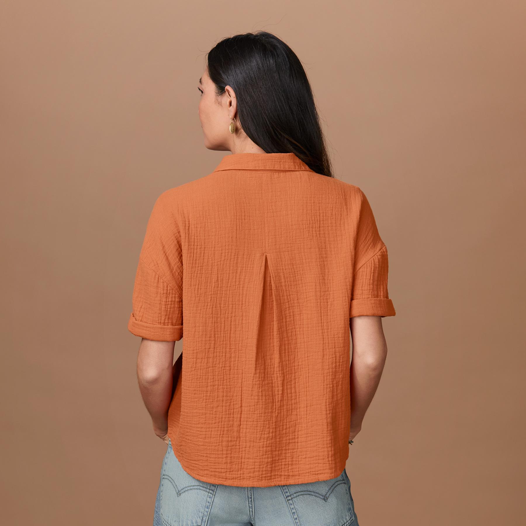 Mara Gauze Camp Shirt