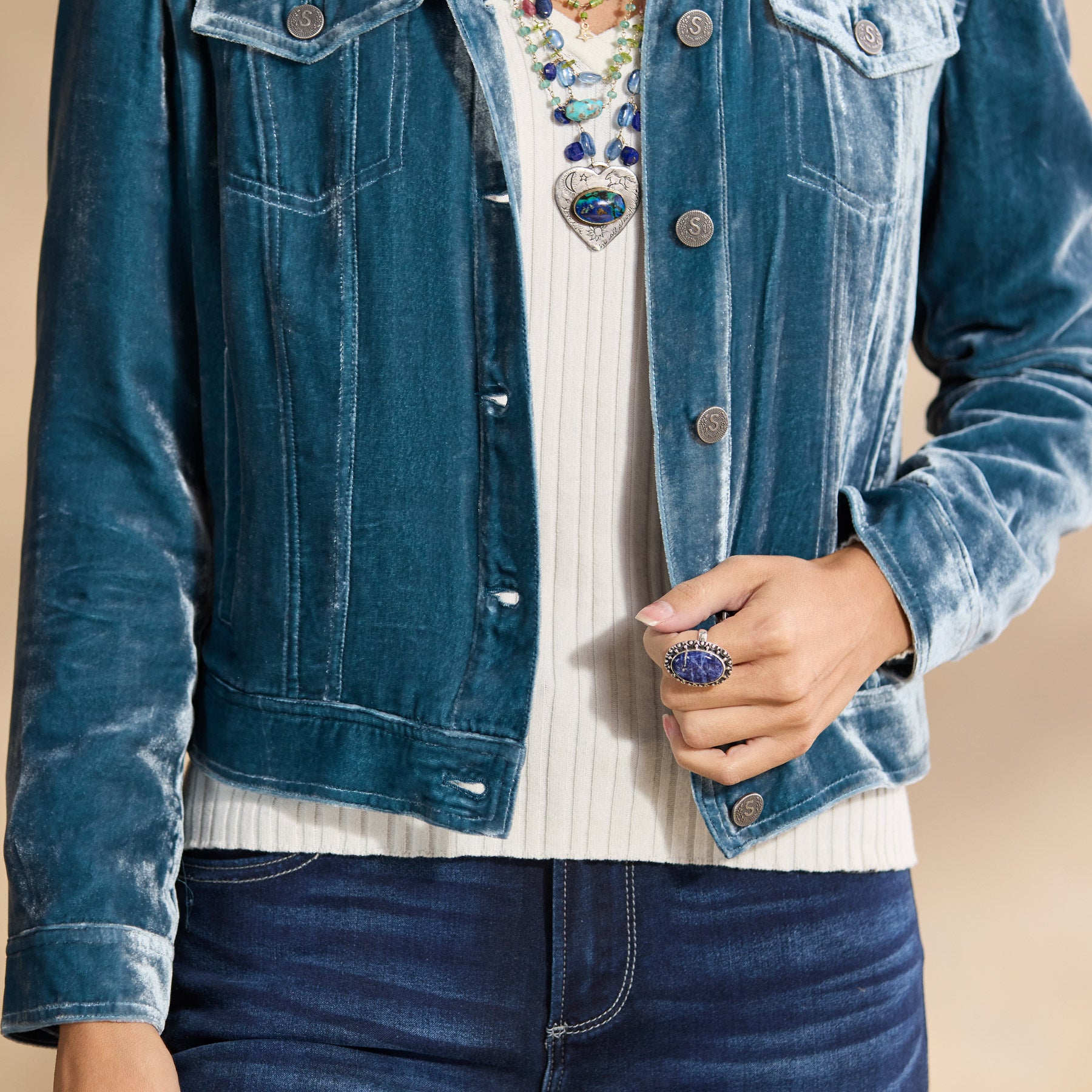 Wren II Velvet Jacket, Petite | Sundance Outlet