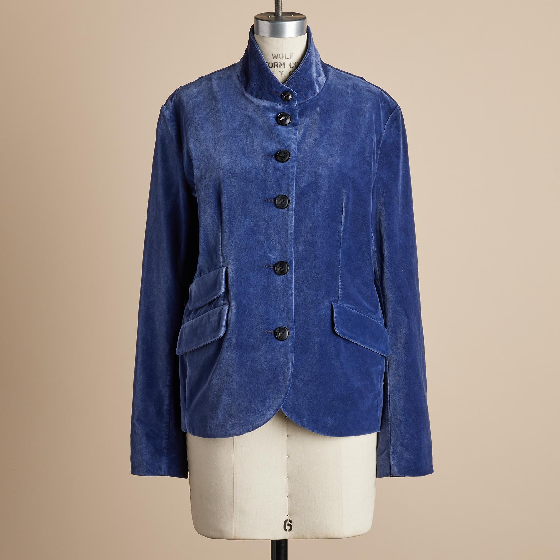 Rivulet Velvet Blazer, Petite