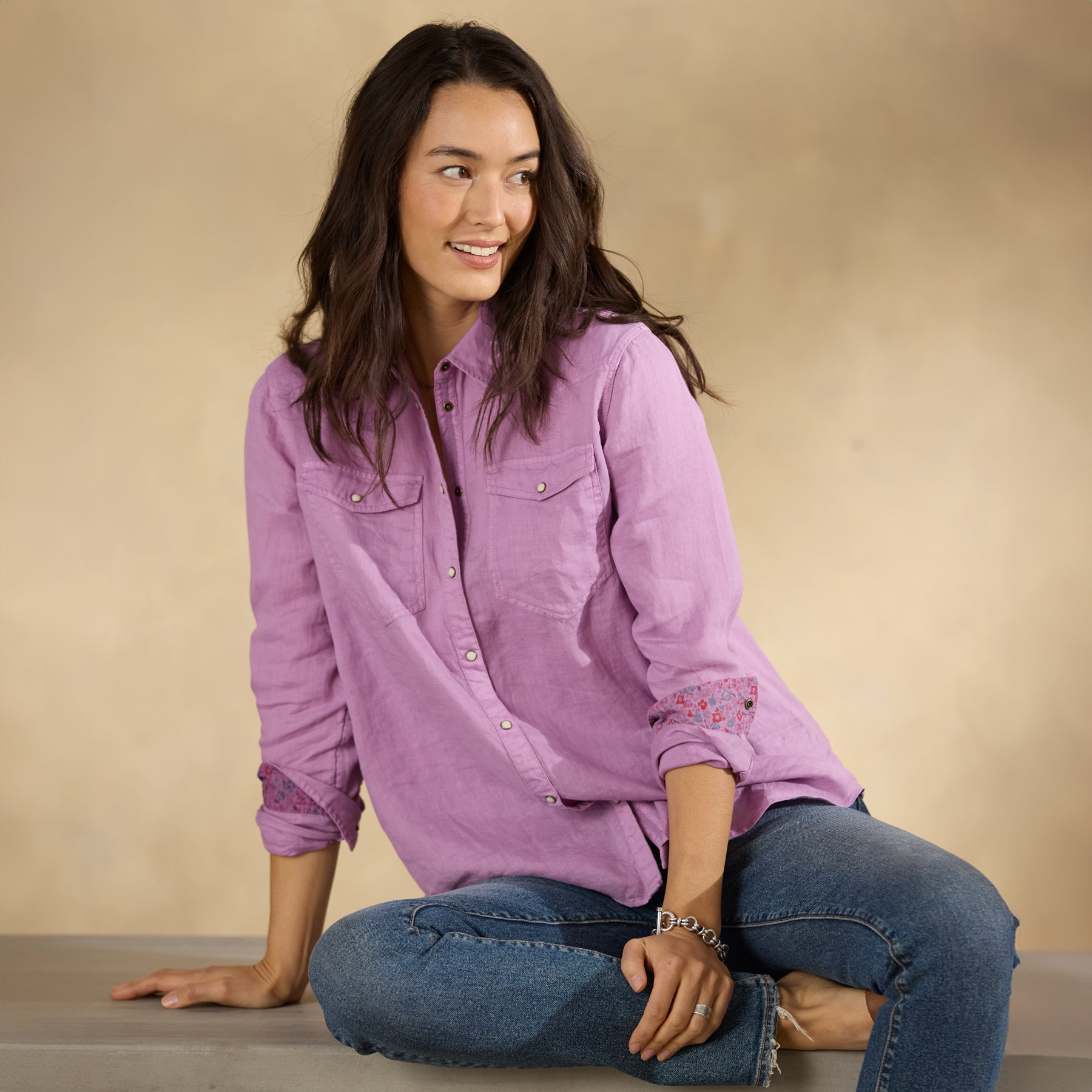 Willow Linen Shirt | Sundance Outlet