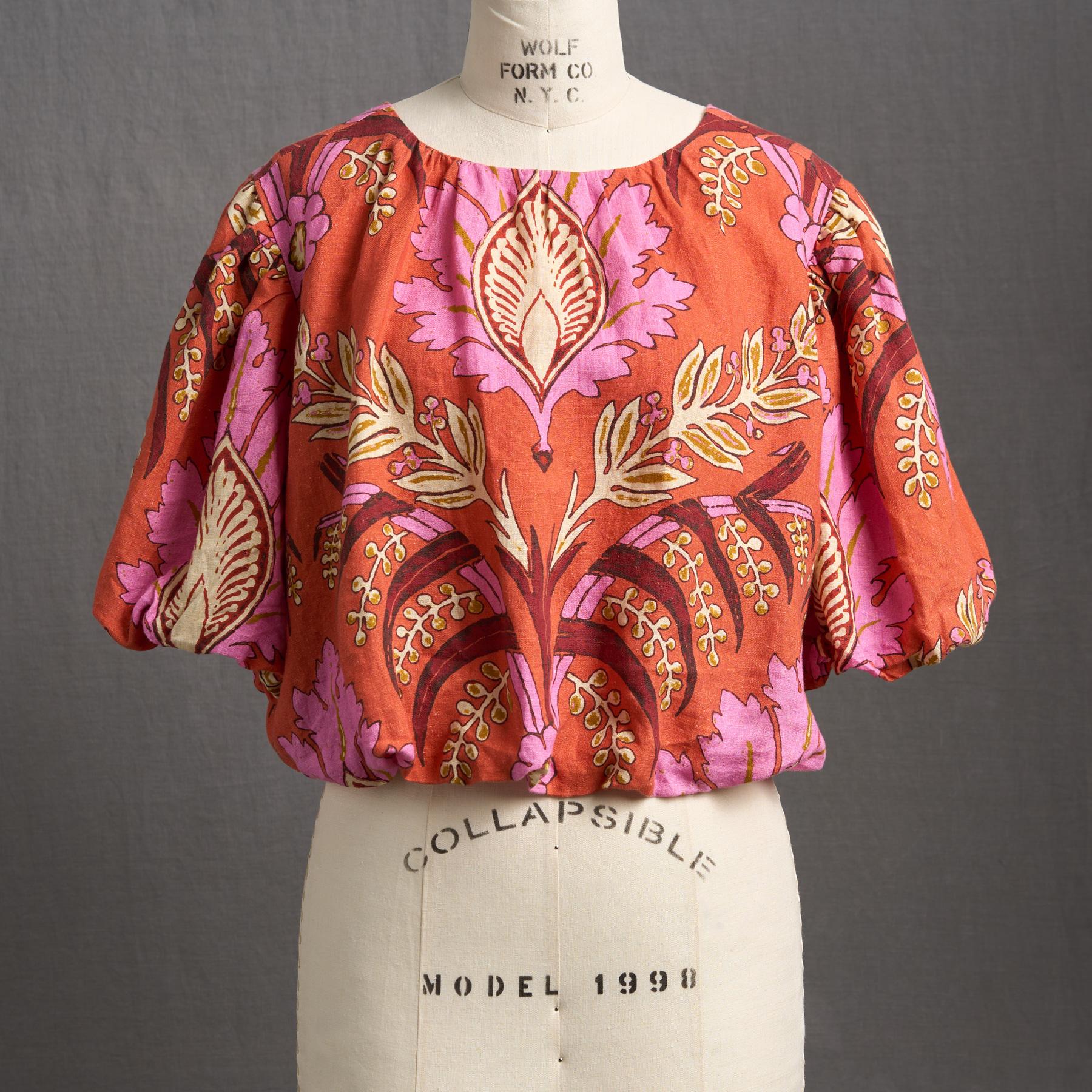 Verenia Linen Top | Sundance Outlet