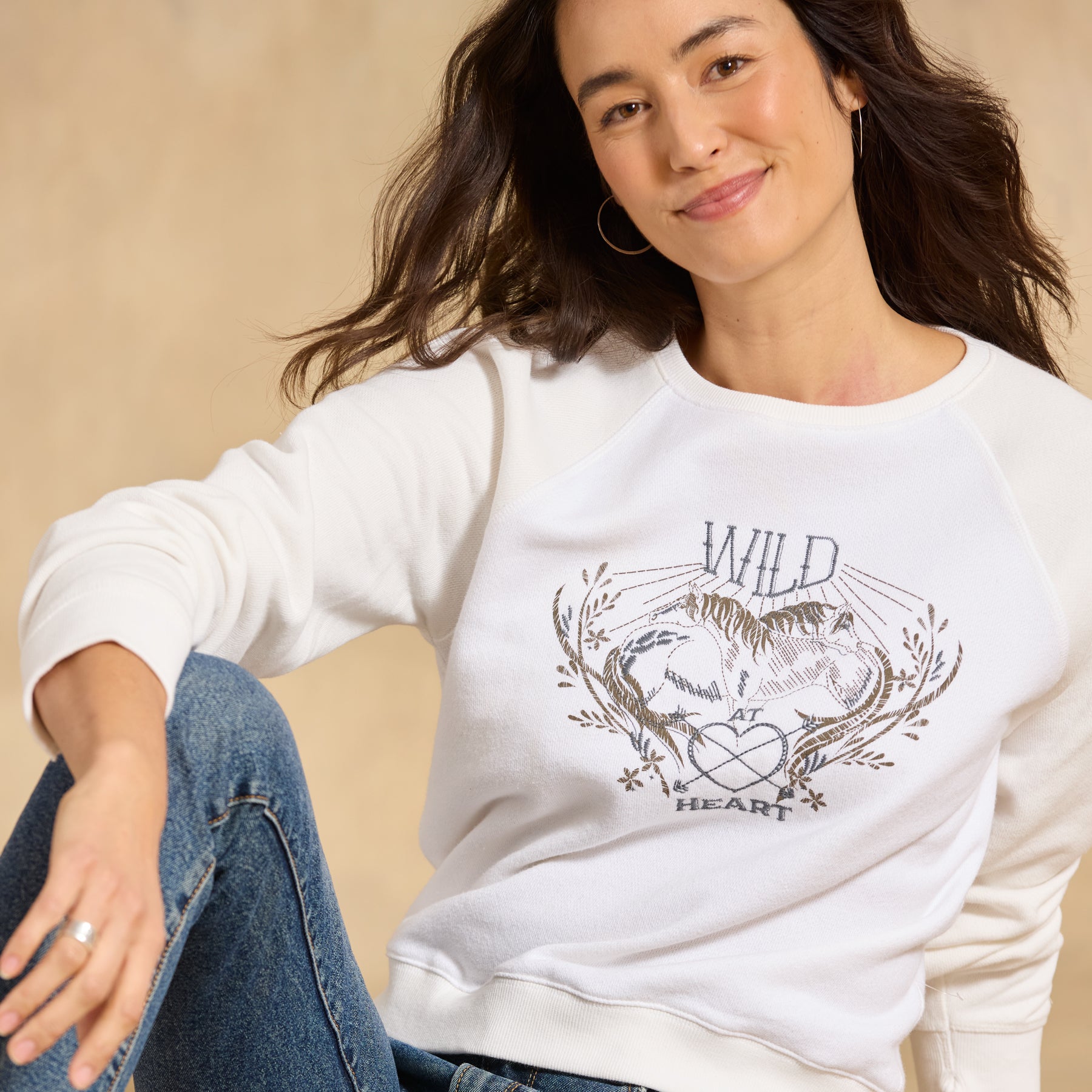 Wild At Heart Sweatshirt | Sundance Outlet
