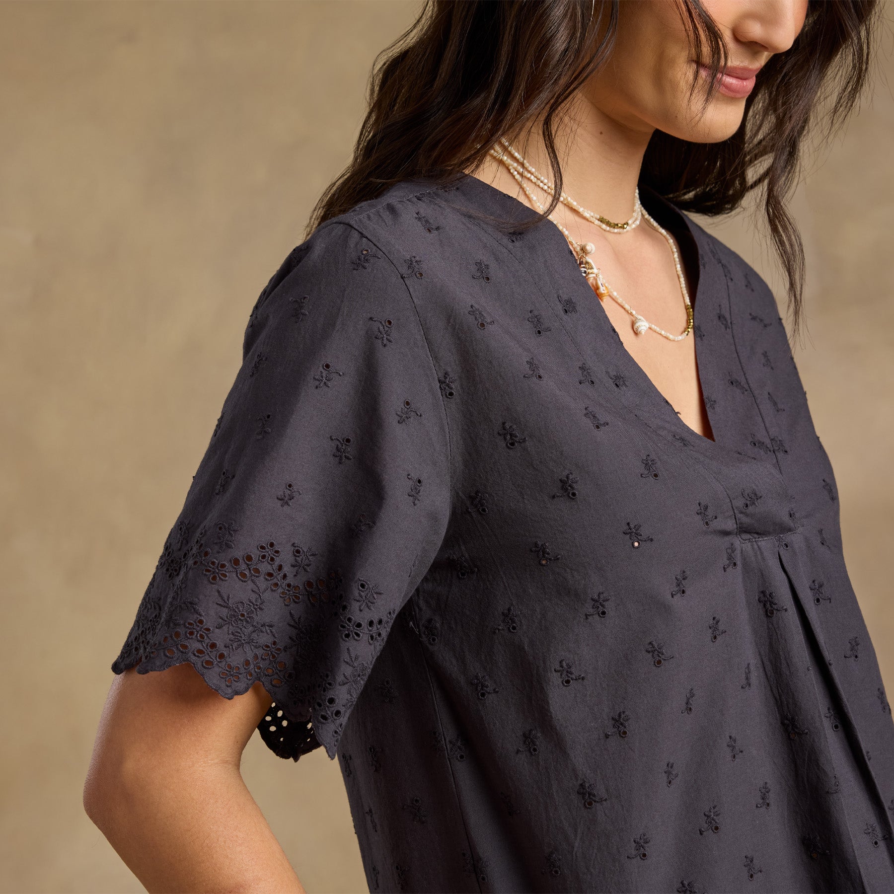 Tara Eyelet Top | Sundance Outlet