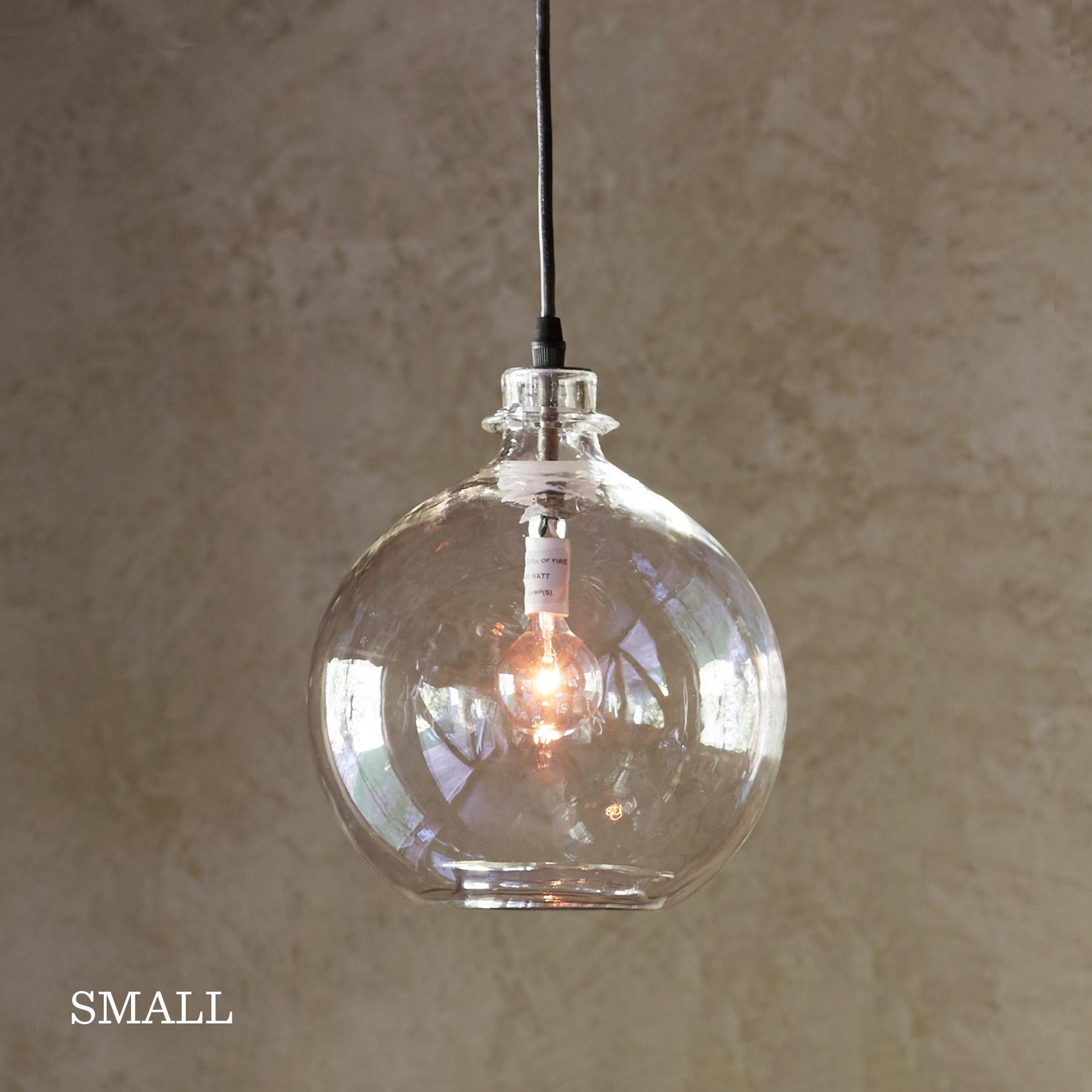 Salon Glass Demijohn Pendant Light