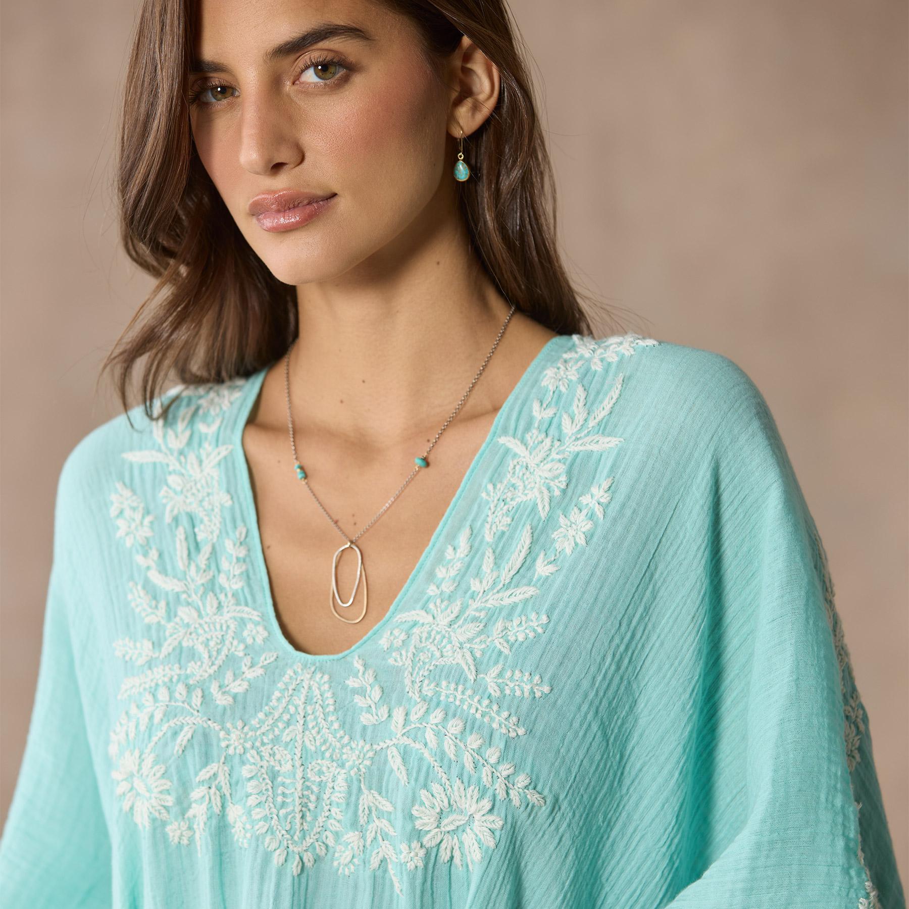 Christa Embroidered Coverup