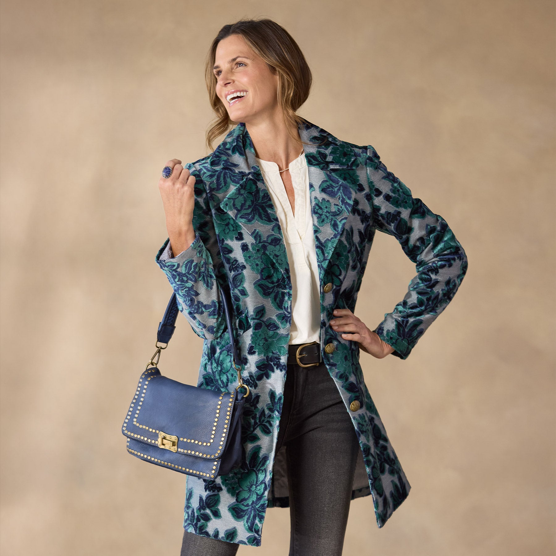 Ice And Art Coat, Petite