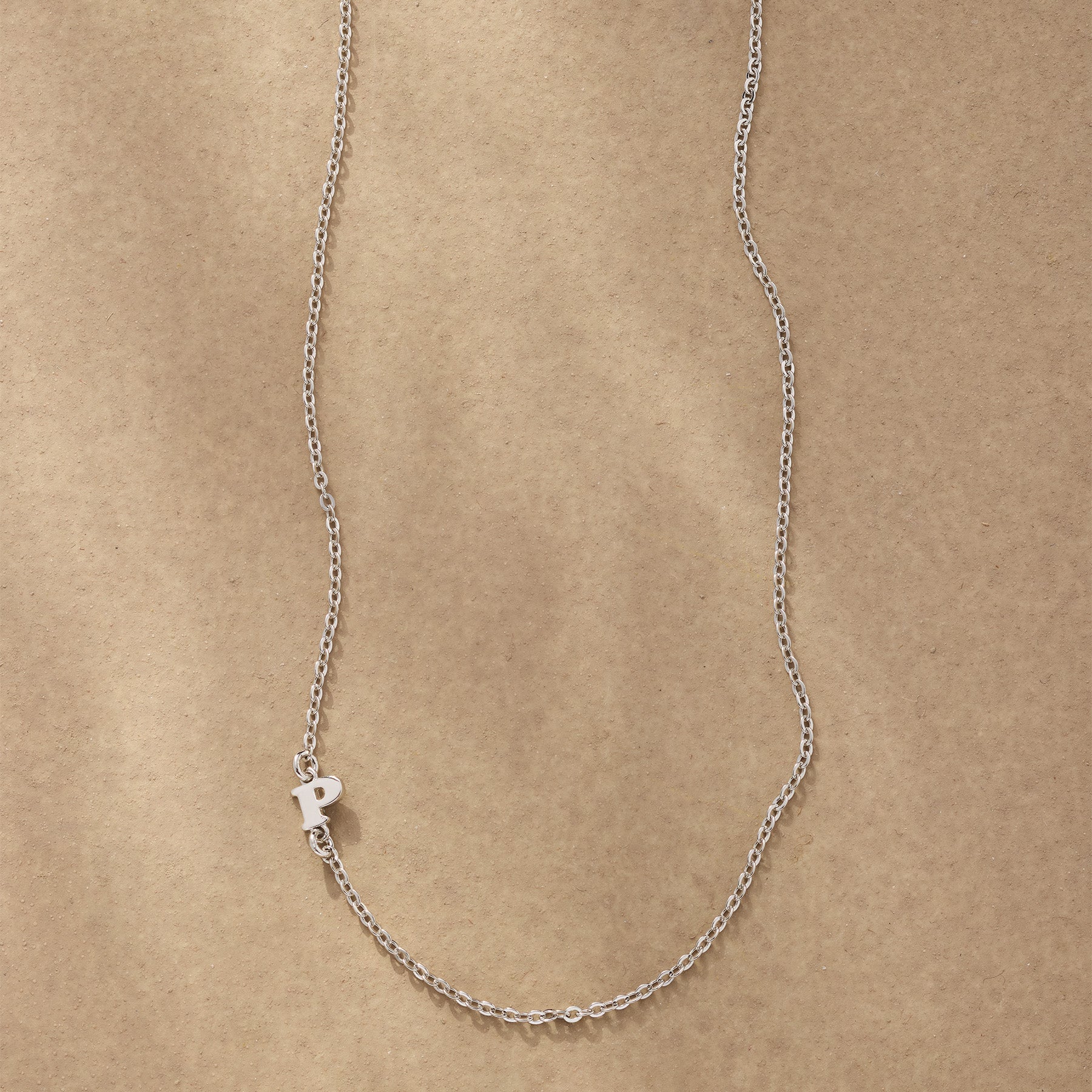 Silver Initial Spark Necklace | Sundance Outlet