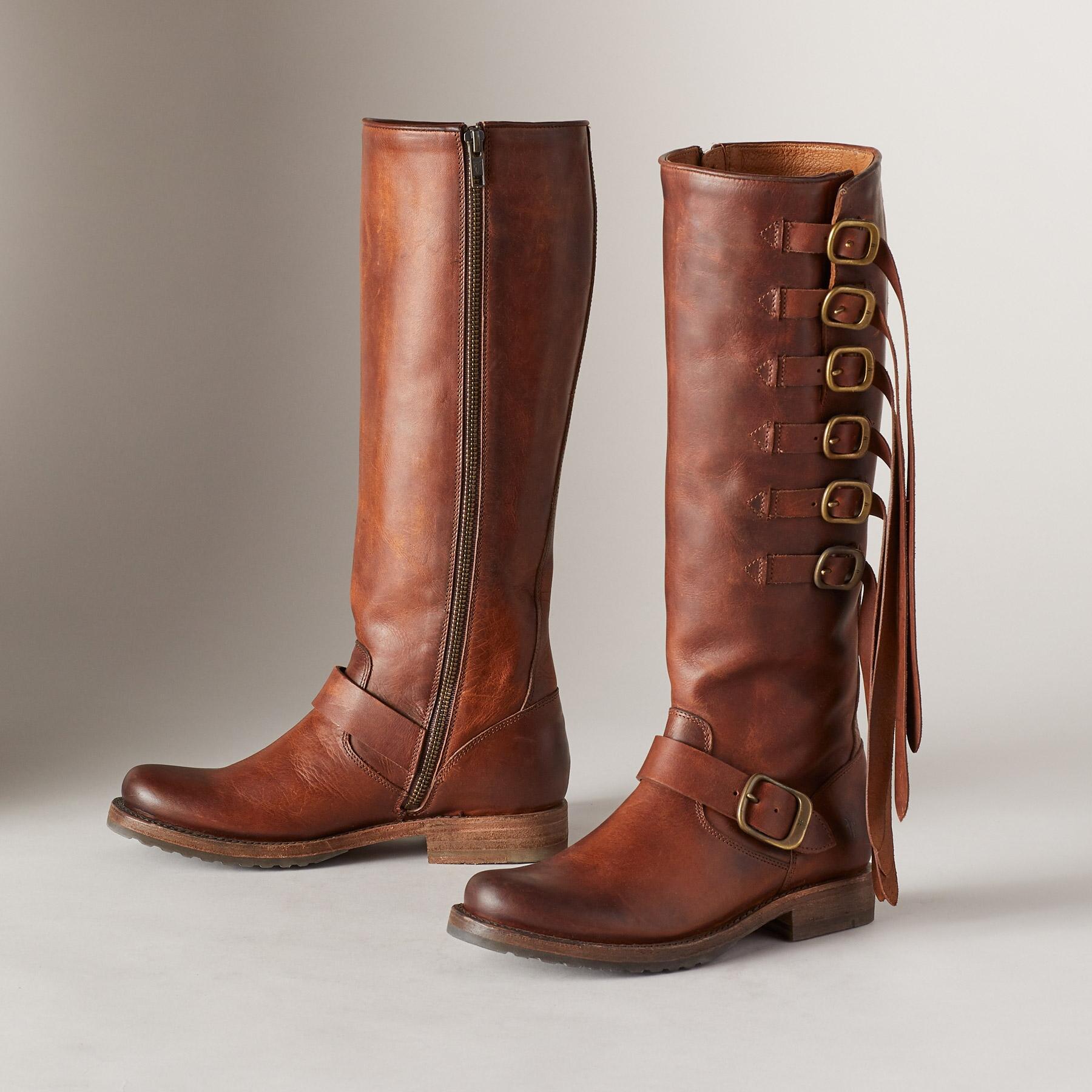 Veronica Strap Tall Boots | Sundance Catalog Outlet