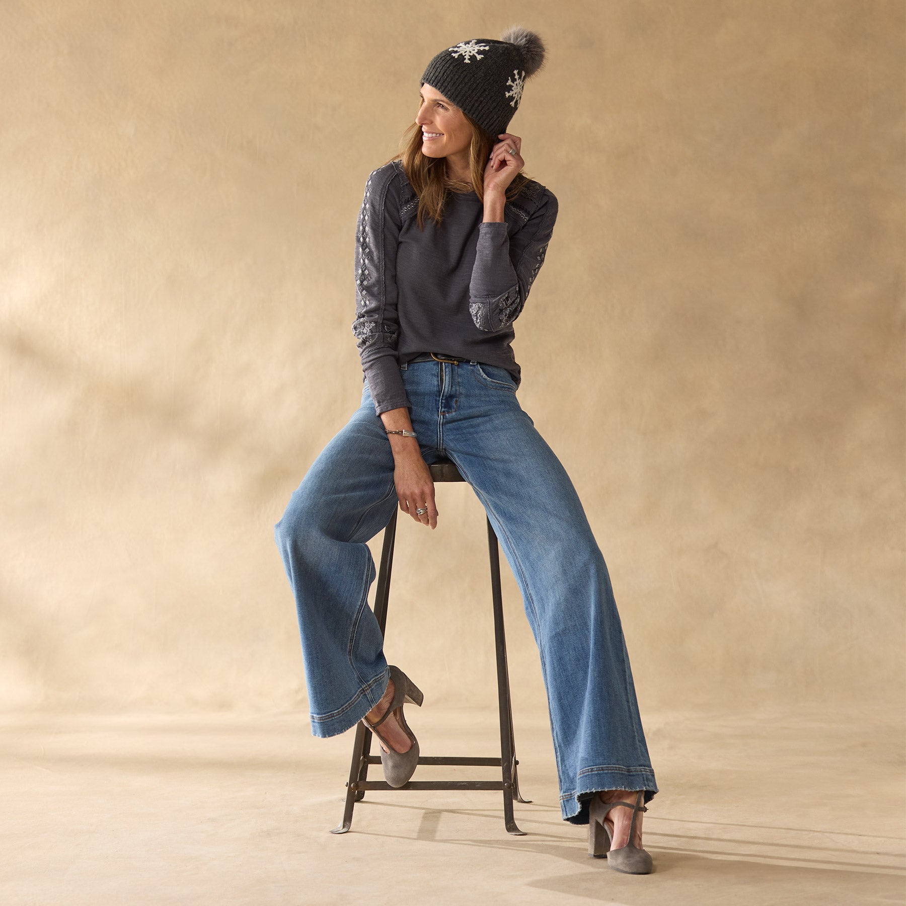 Snowflurries Thermal, Petite | Sundance Outlet