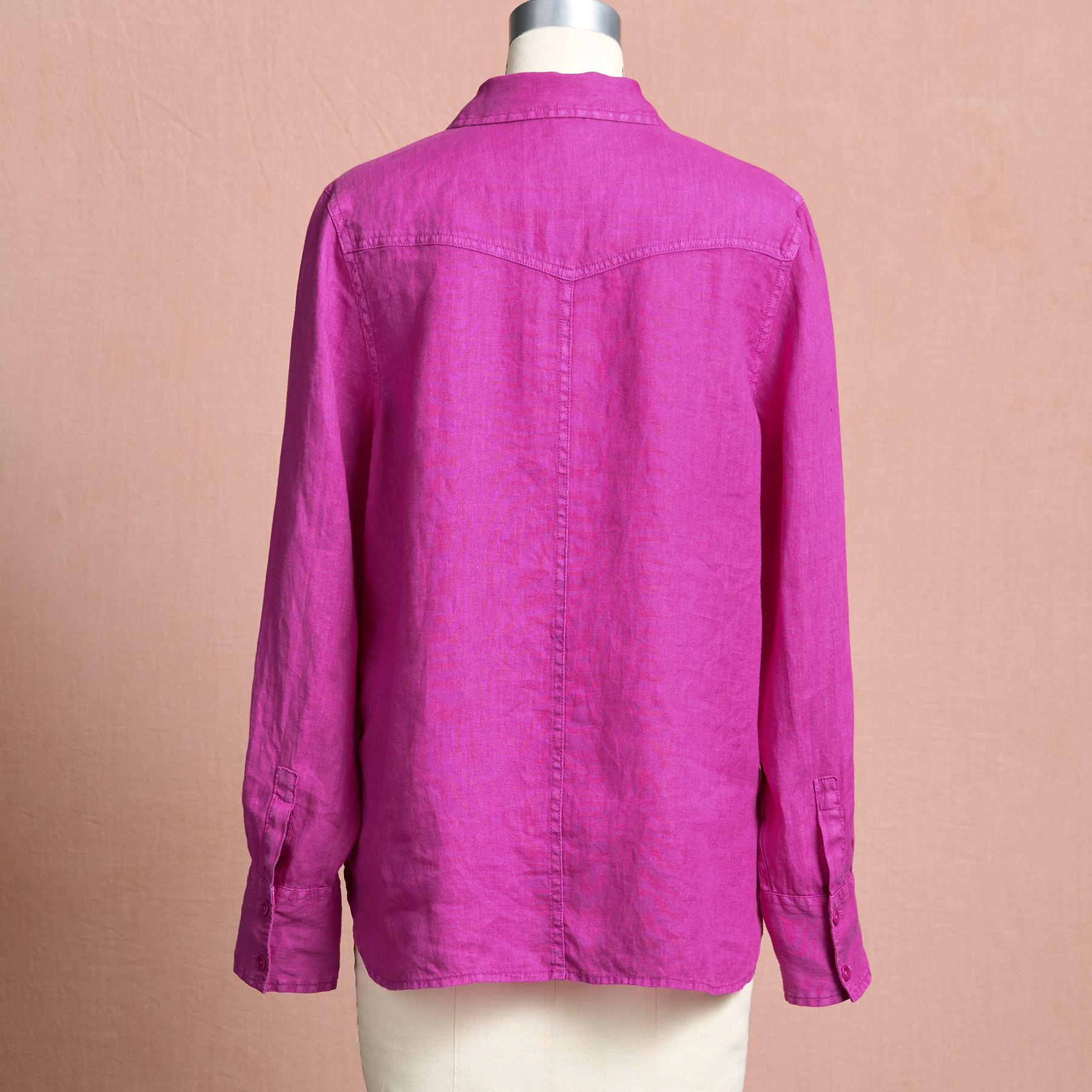 Serengeti Linen Shirt, Petite | Sundance Outlet