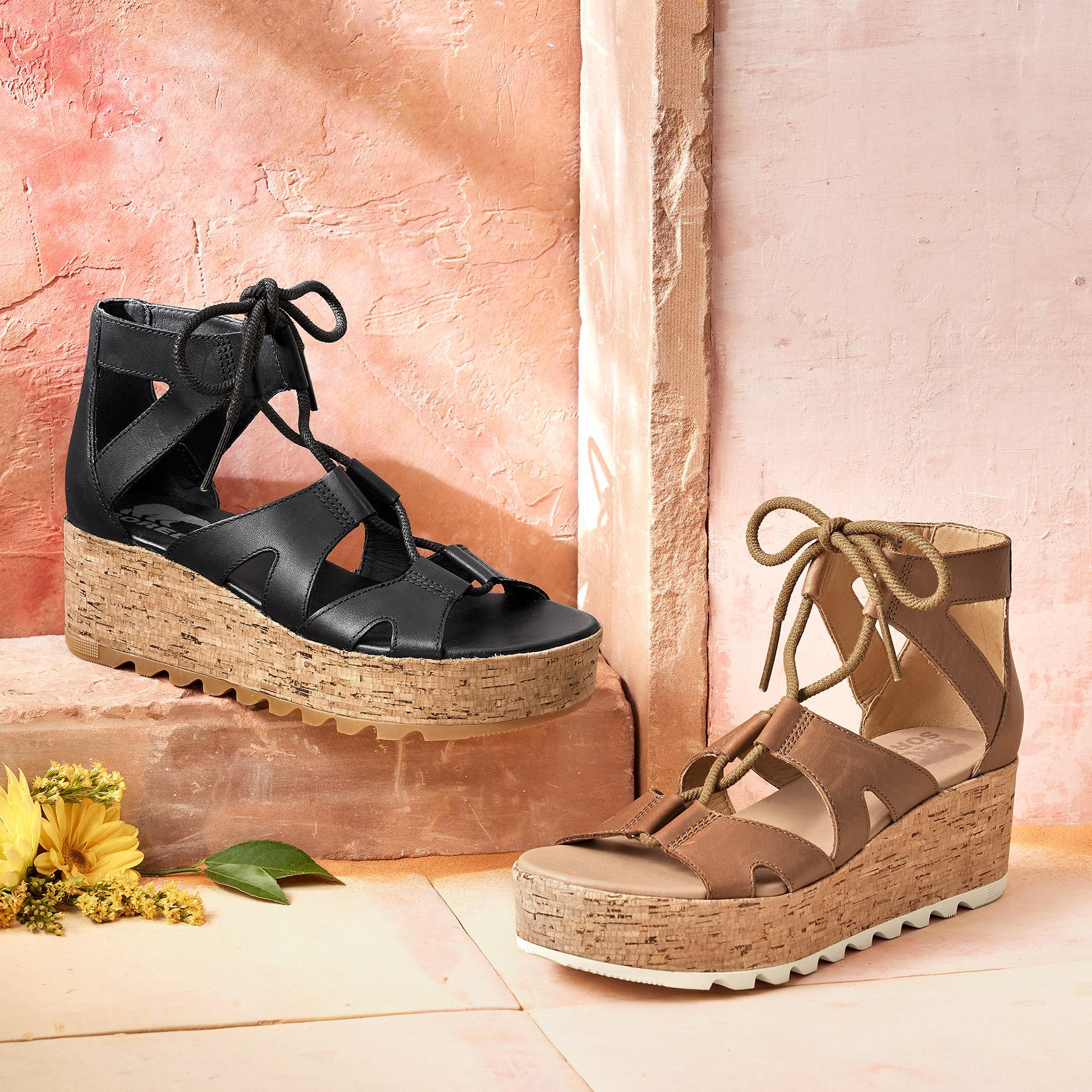 Cameron Flatform Lace Sandals