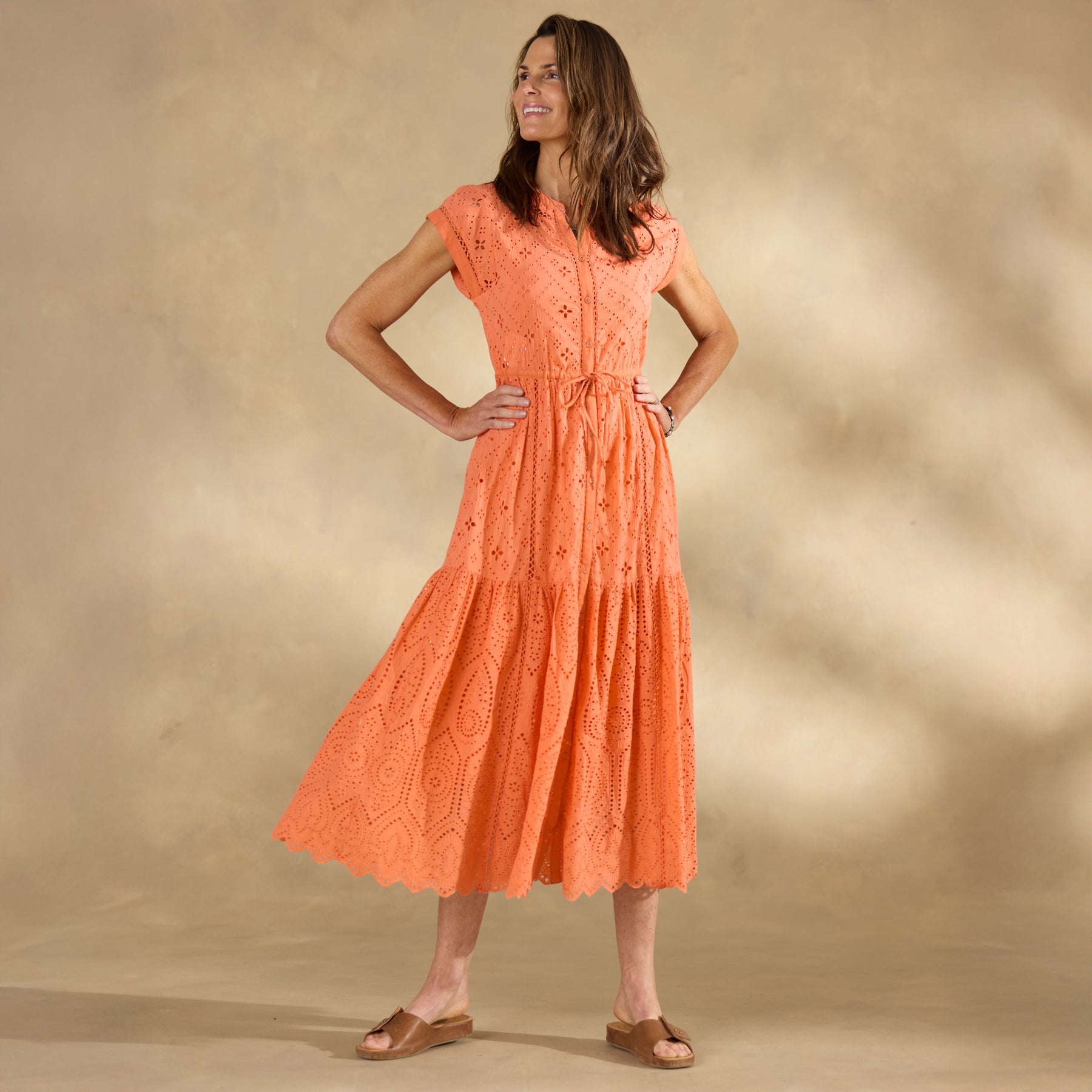 Astoria Eyelet Dress, Petite