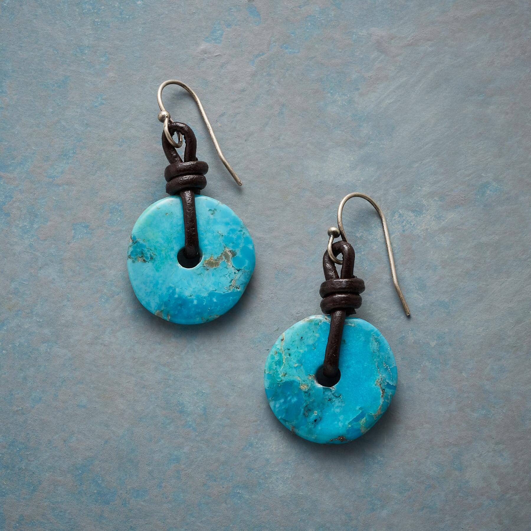 Turquoise Disk Earrings | Sundance Outlet