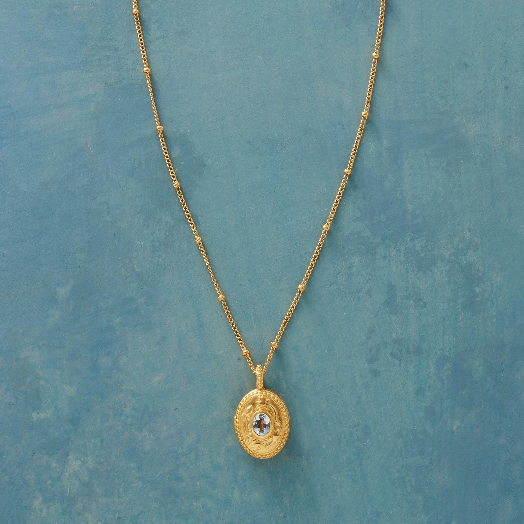 Gold Vermeil Birthstone Locket