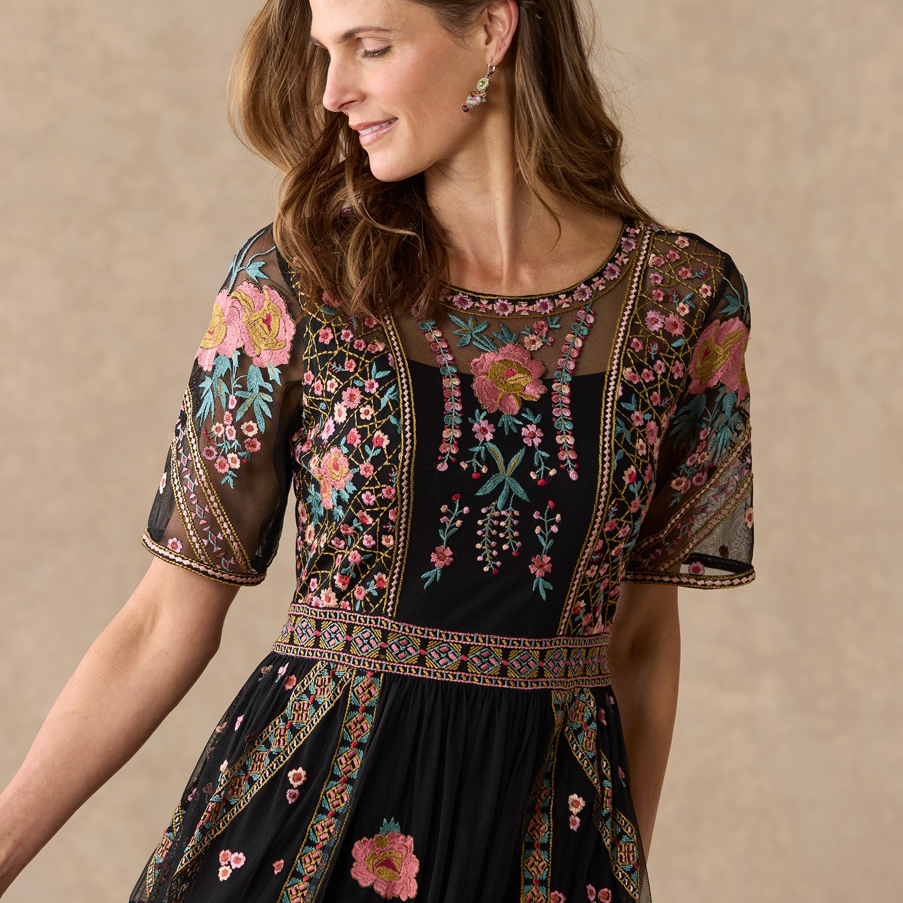 Roxanna Mesh Dress