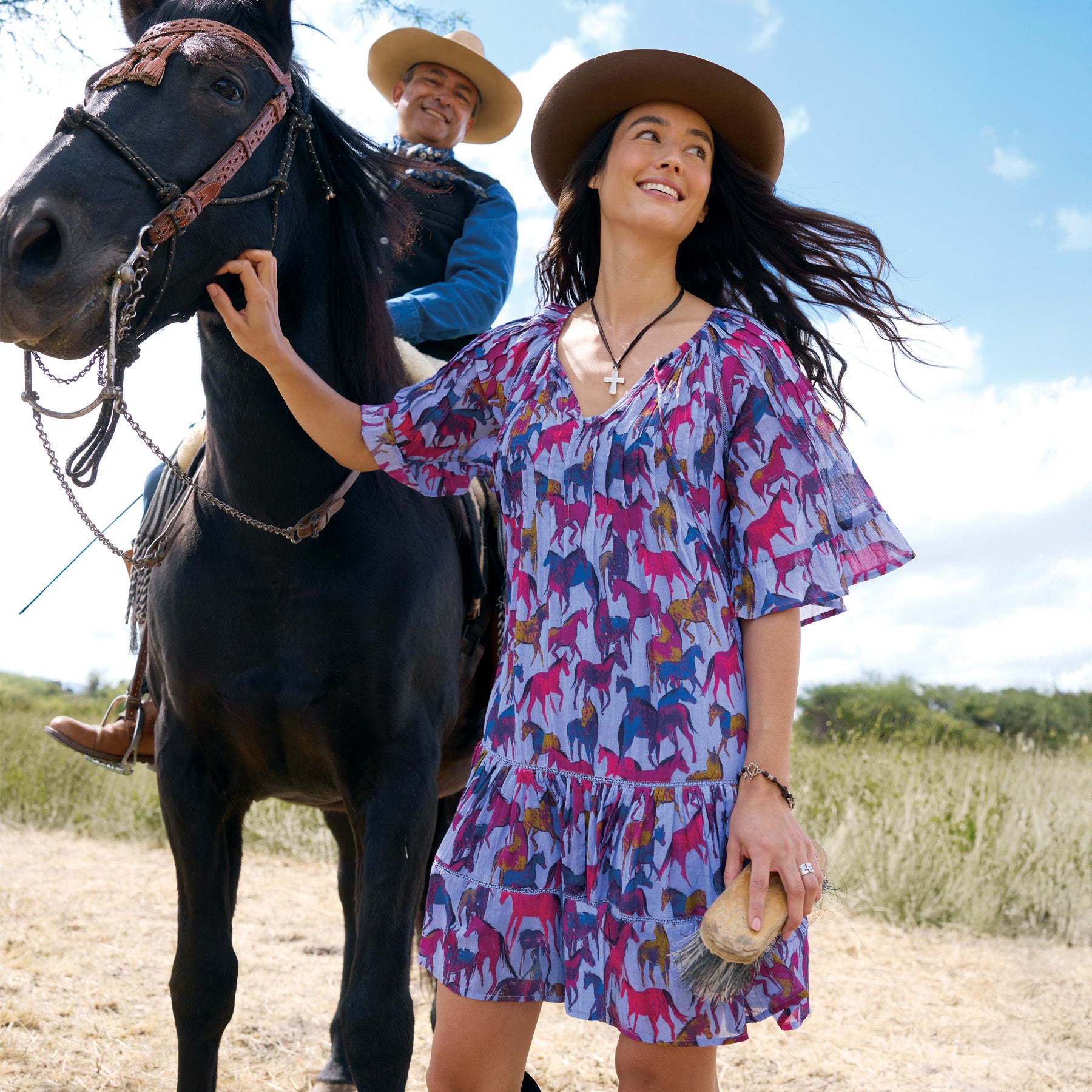 Aisha Printed Dress