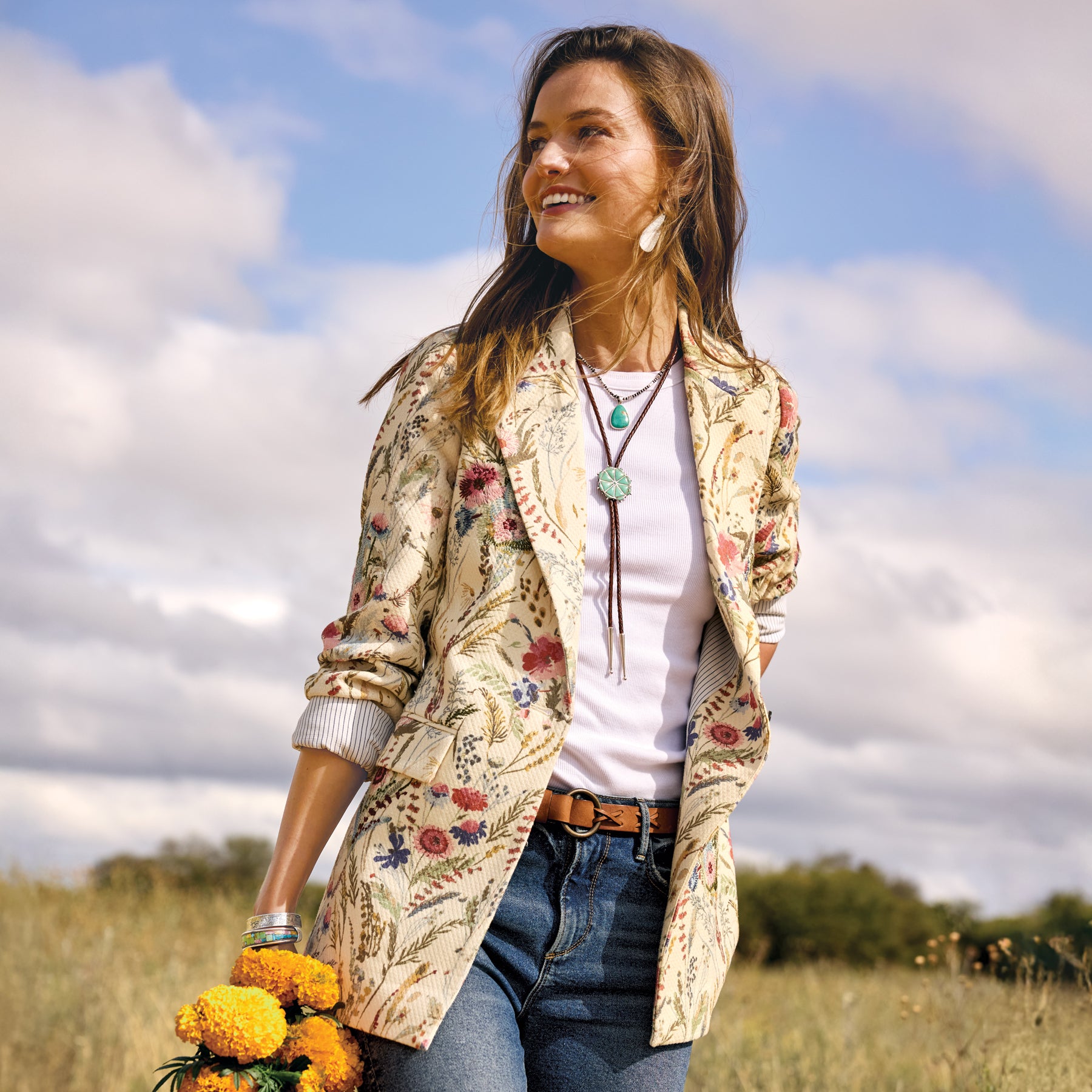Everly Bloom Blazer, Petite