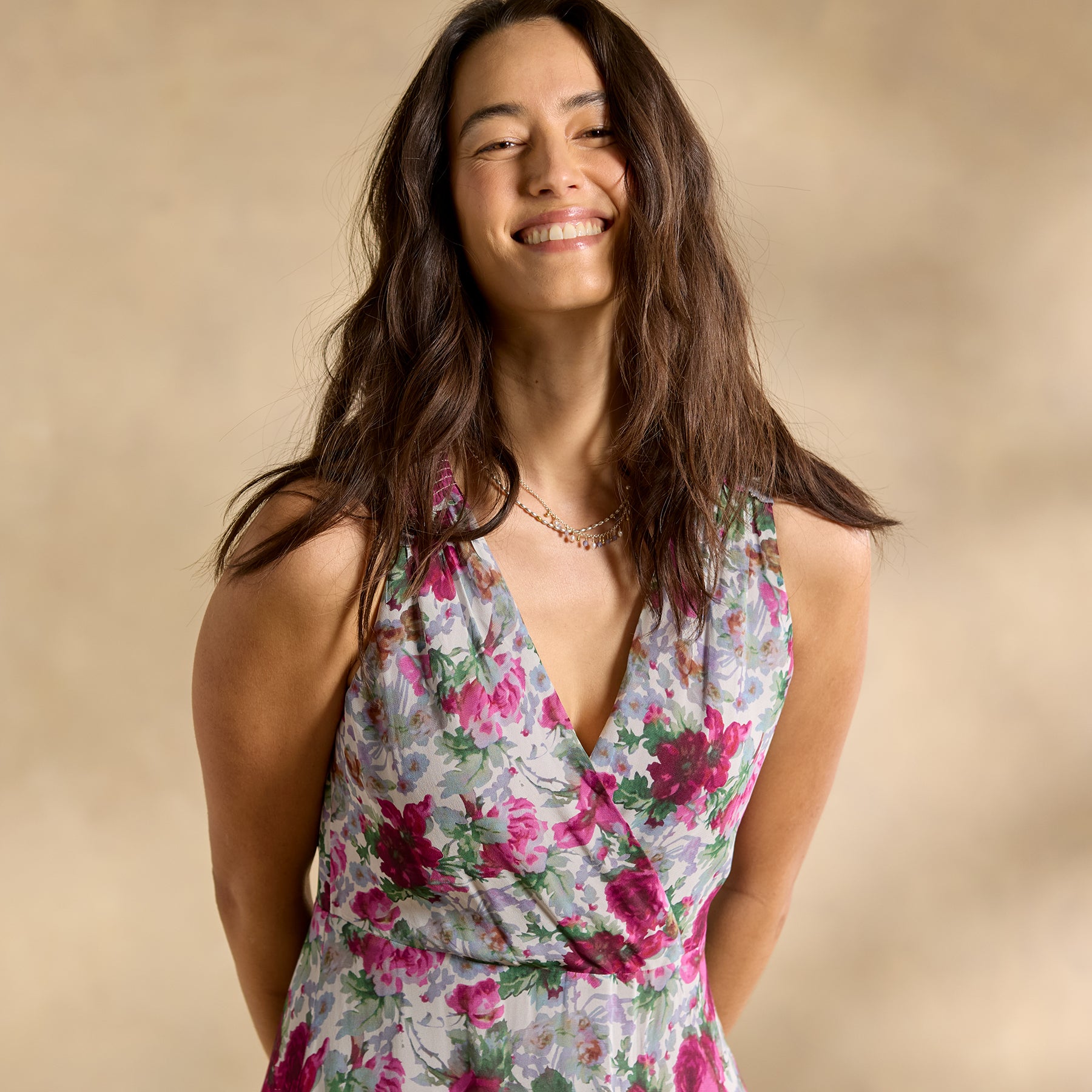 Champs de Fleur Printed Dress, Petite - Sundance Catalog