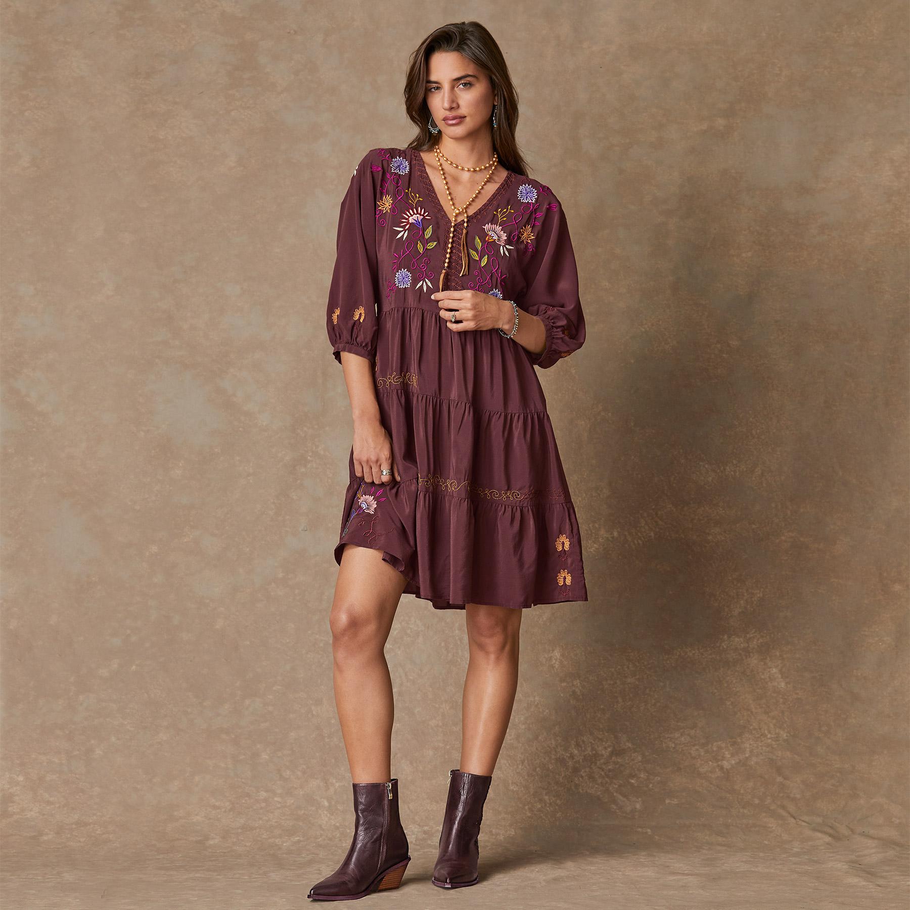Toni Embroidered Dress | Sundance Outlet Store