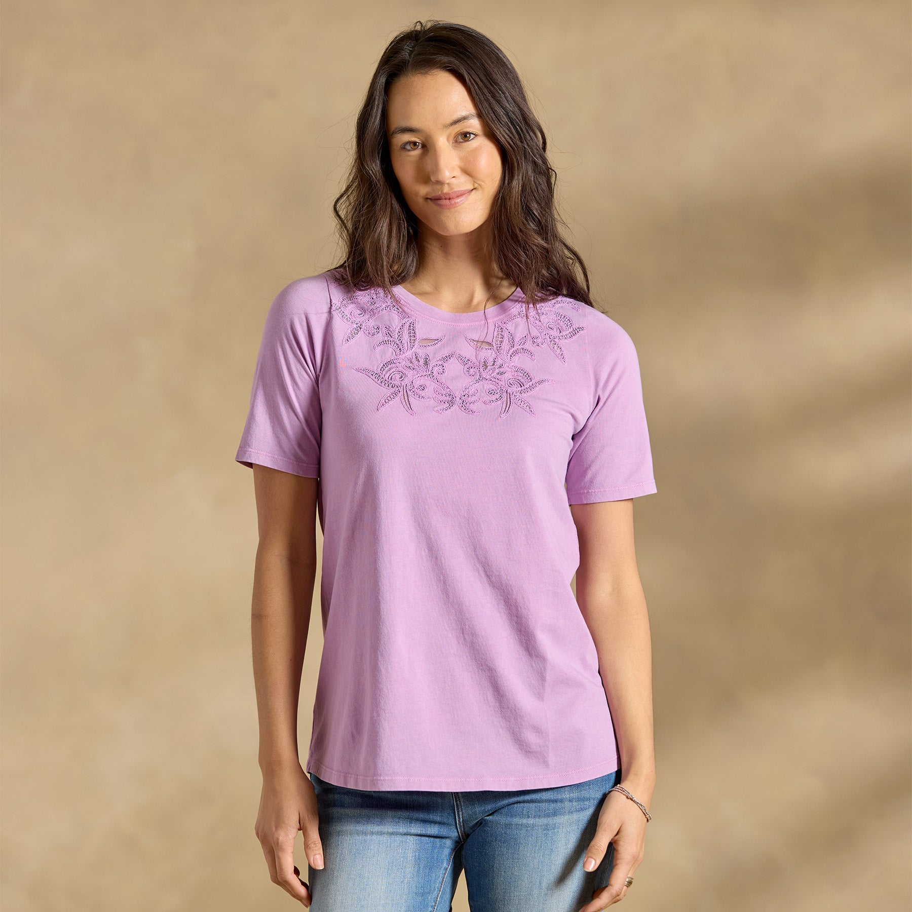 Toluca Lace Tee, Petite | Sundance Outlet