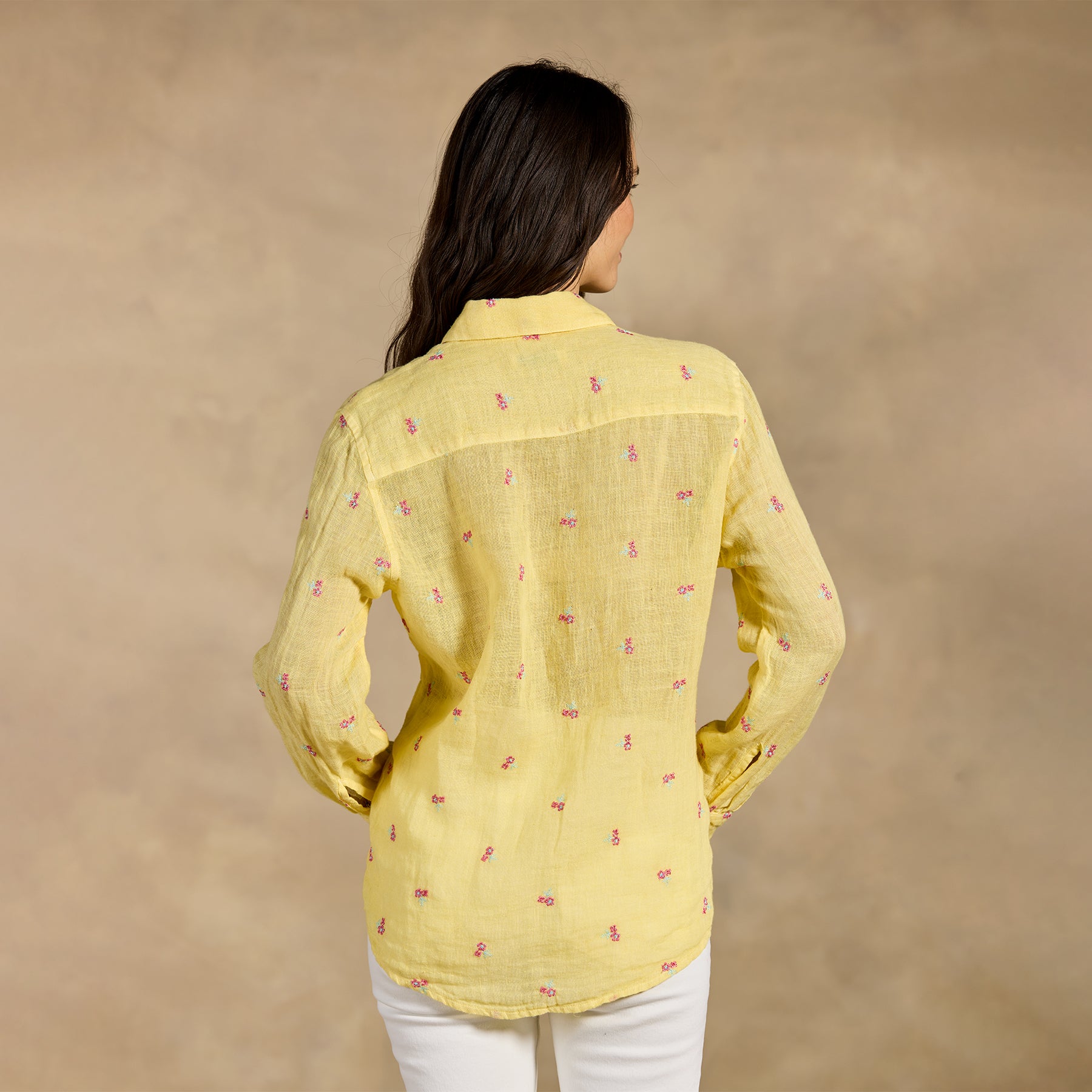 Breezy Blossoms Linen Shirt