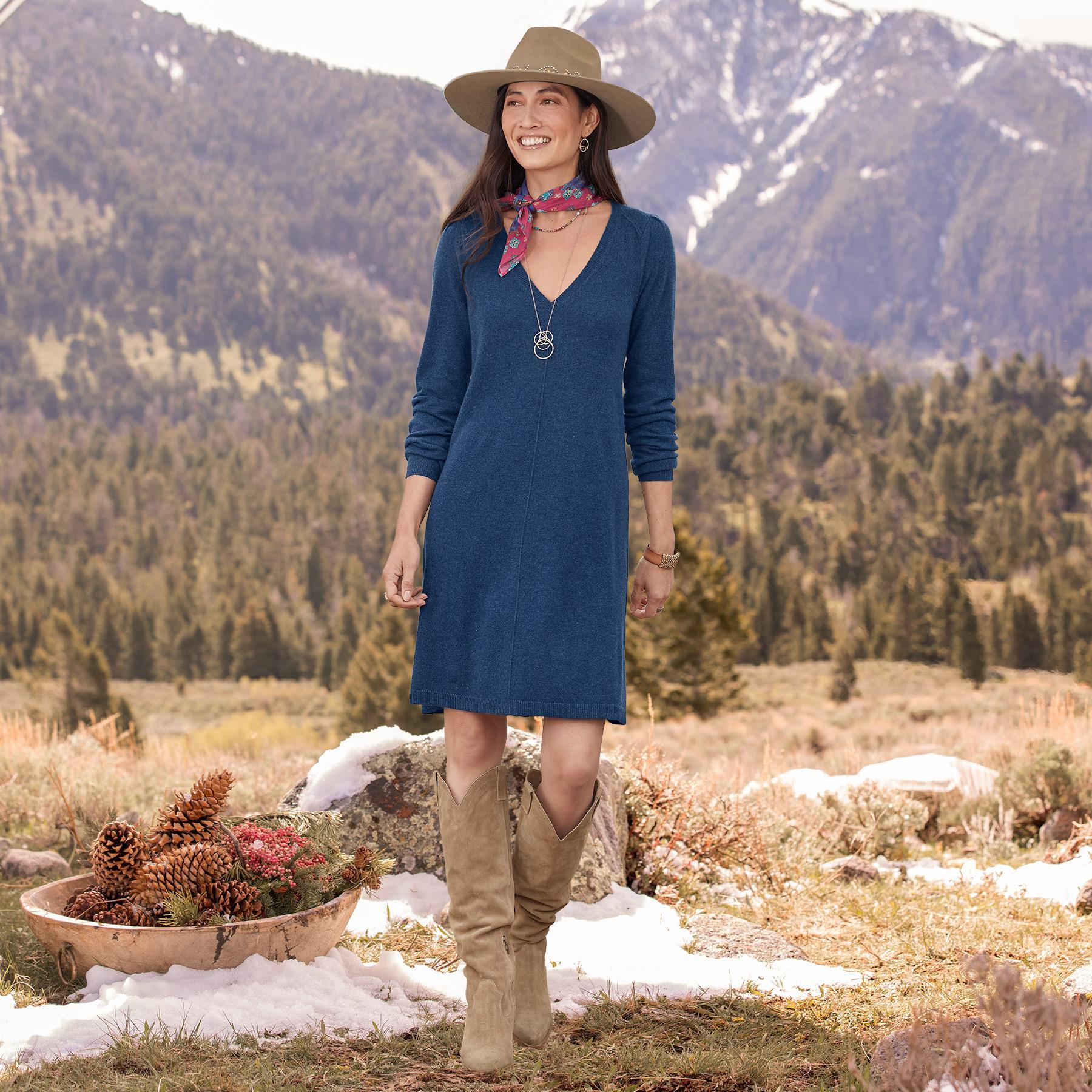 Margaux Cashmere Dress, Petite