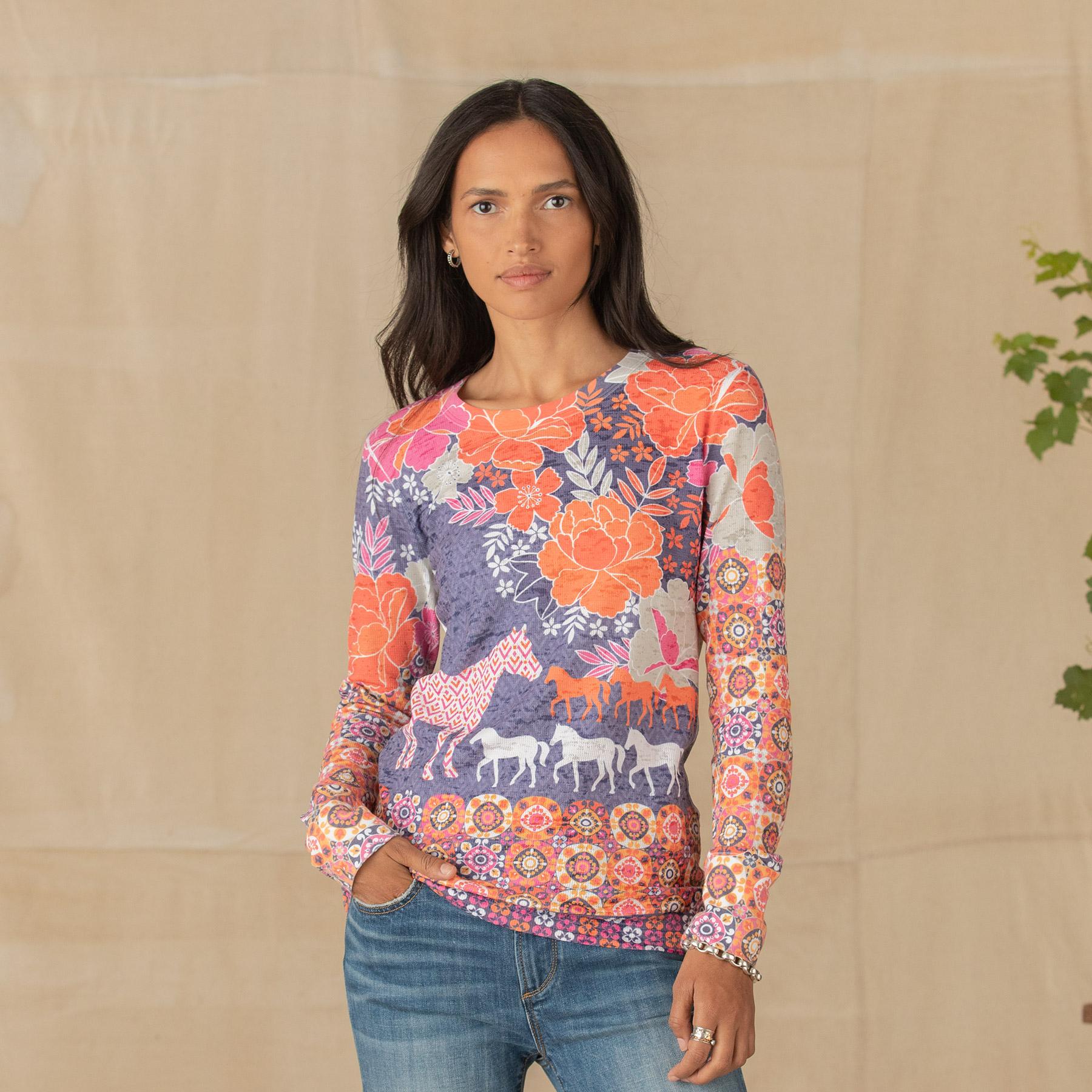 Snowdrops & Saddles Tee | Sundance Outlet