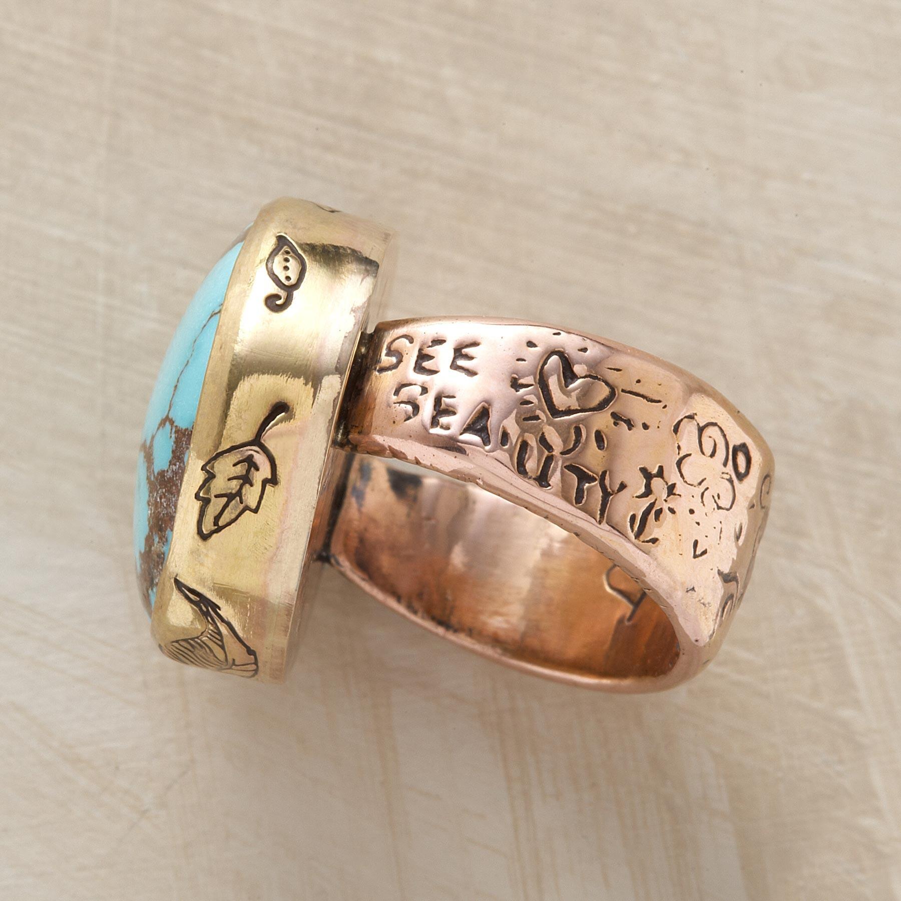 Turquoise Testament Ring - Sundance Catalog