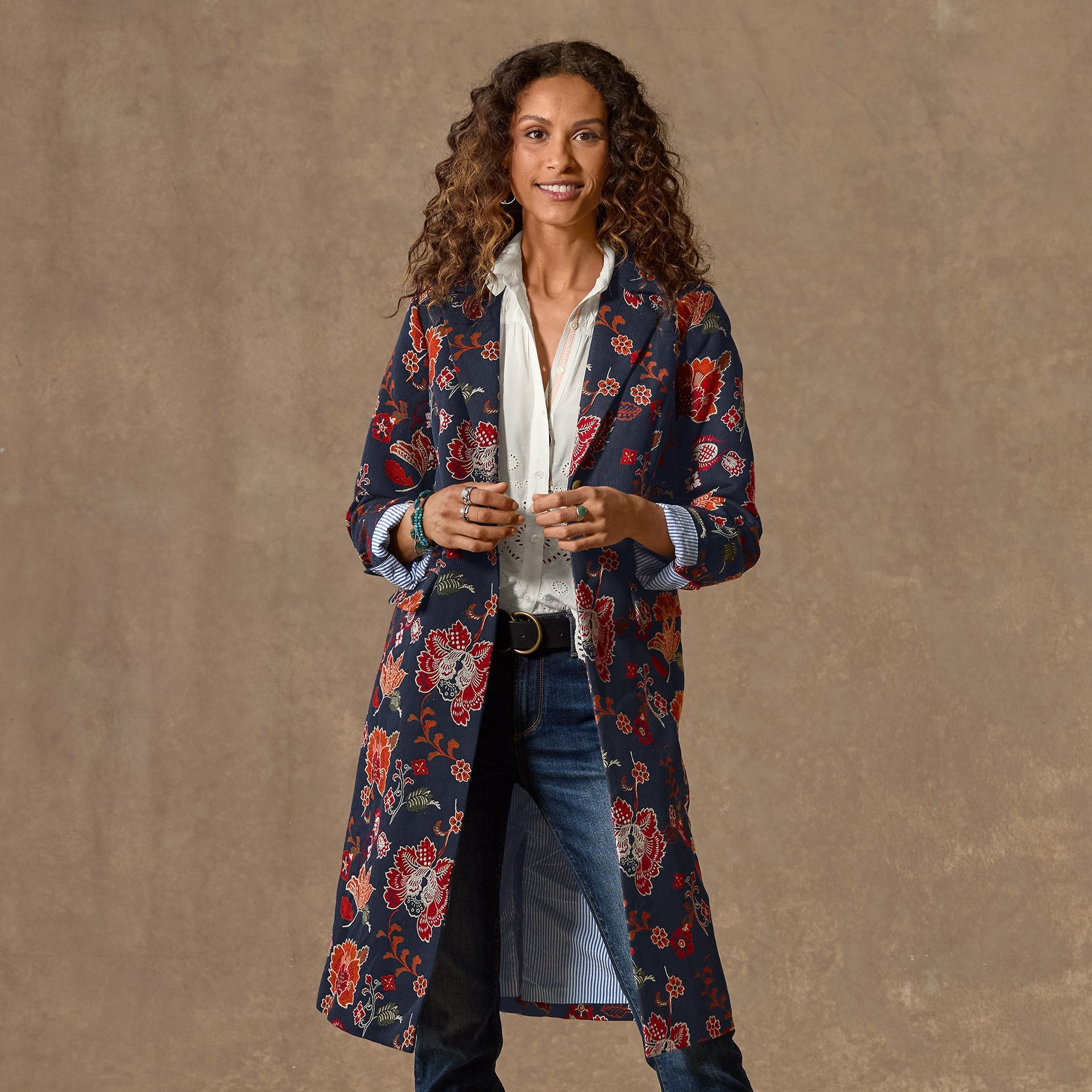 Estelle Floral Topper, Petite